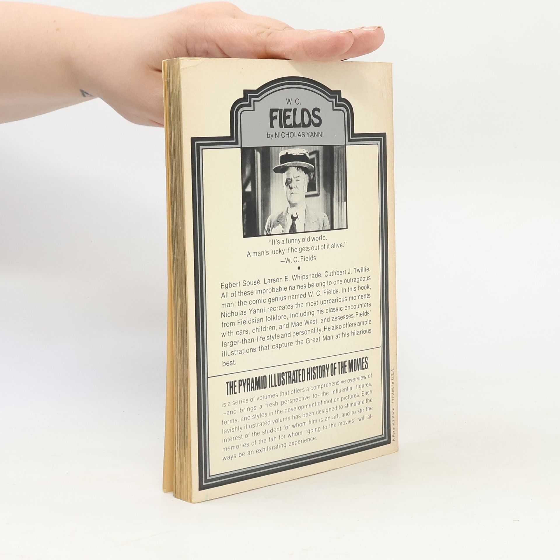 Nicholas Yanni  W. C. Fields Pyramid Illustrated History of the Movies