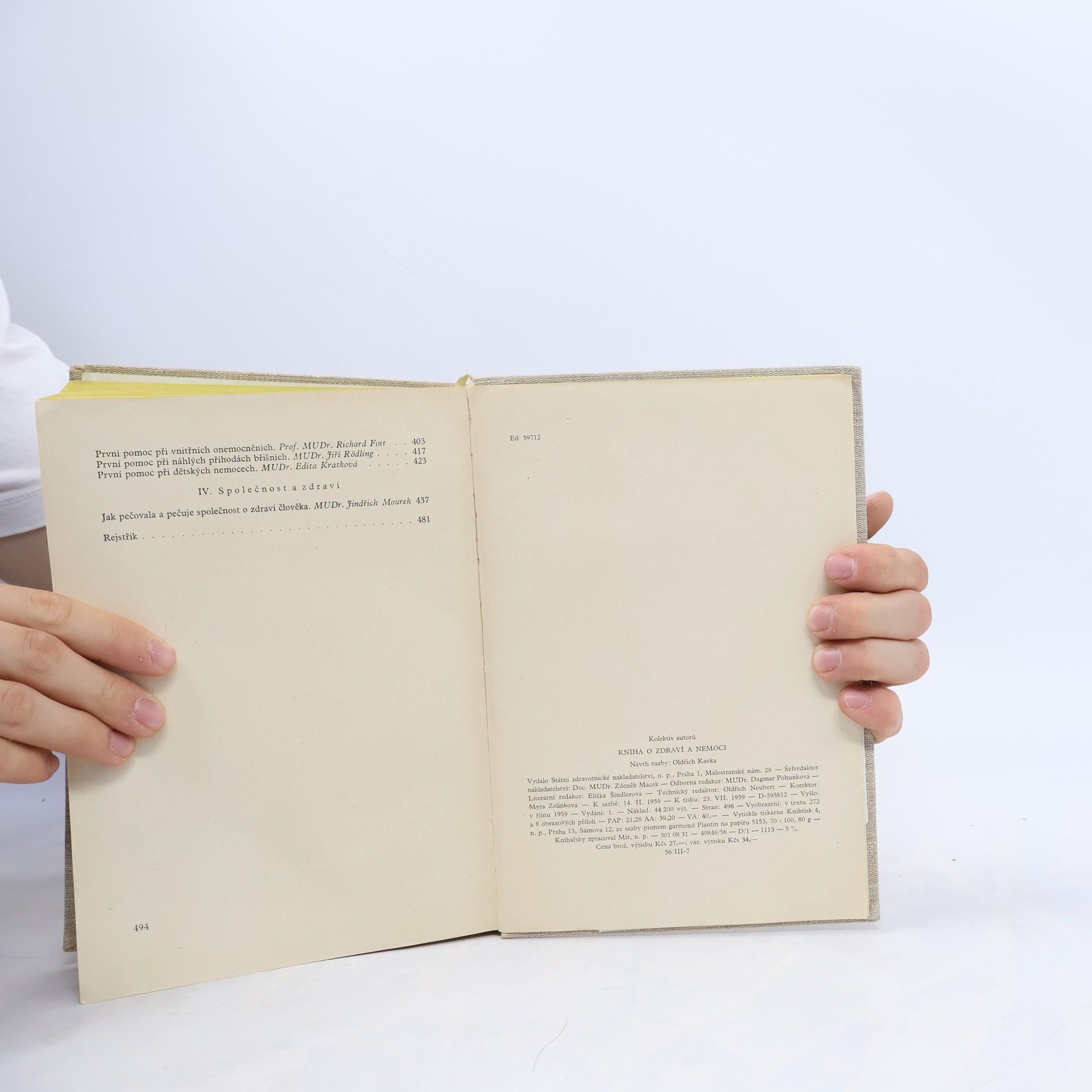 Autorenkollektiv Kniha o zdraví a nemoci