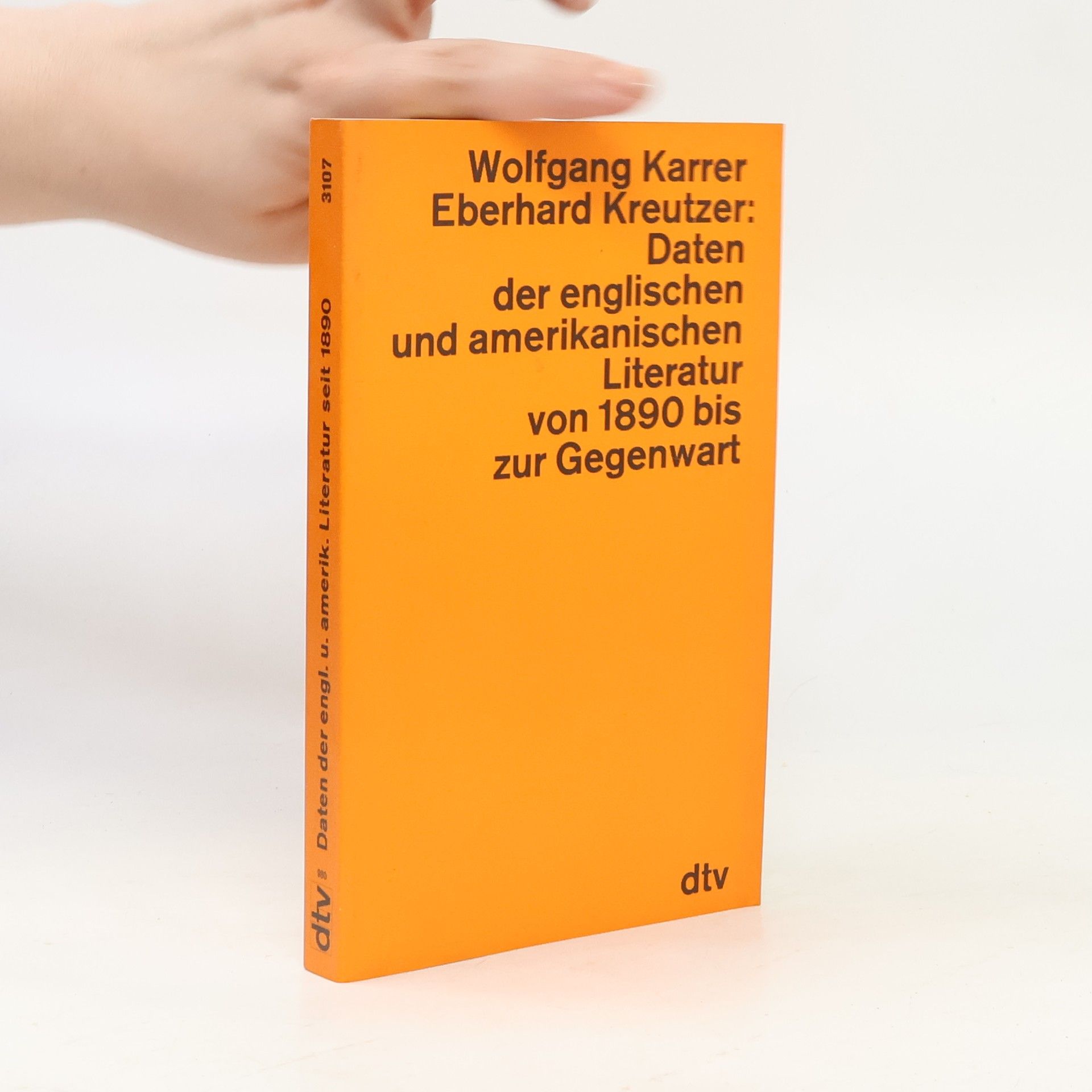 Wolfgang Karrer Daten der englischen und amerikanischen Literatur