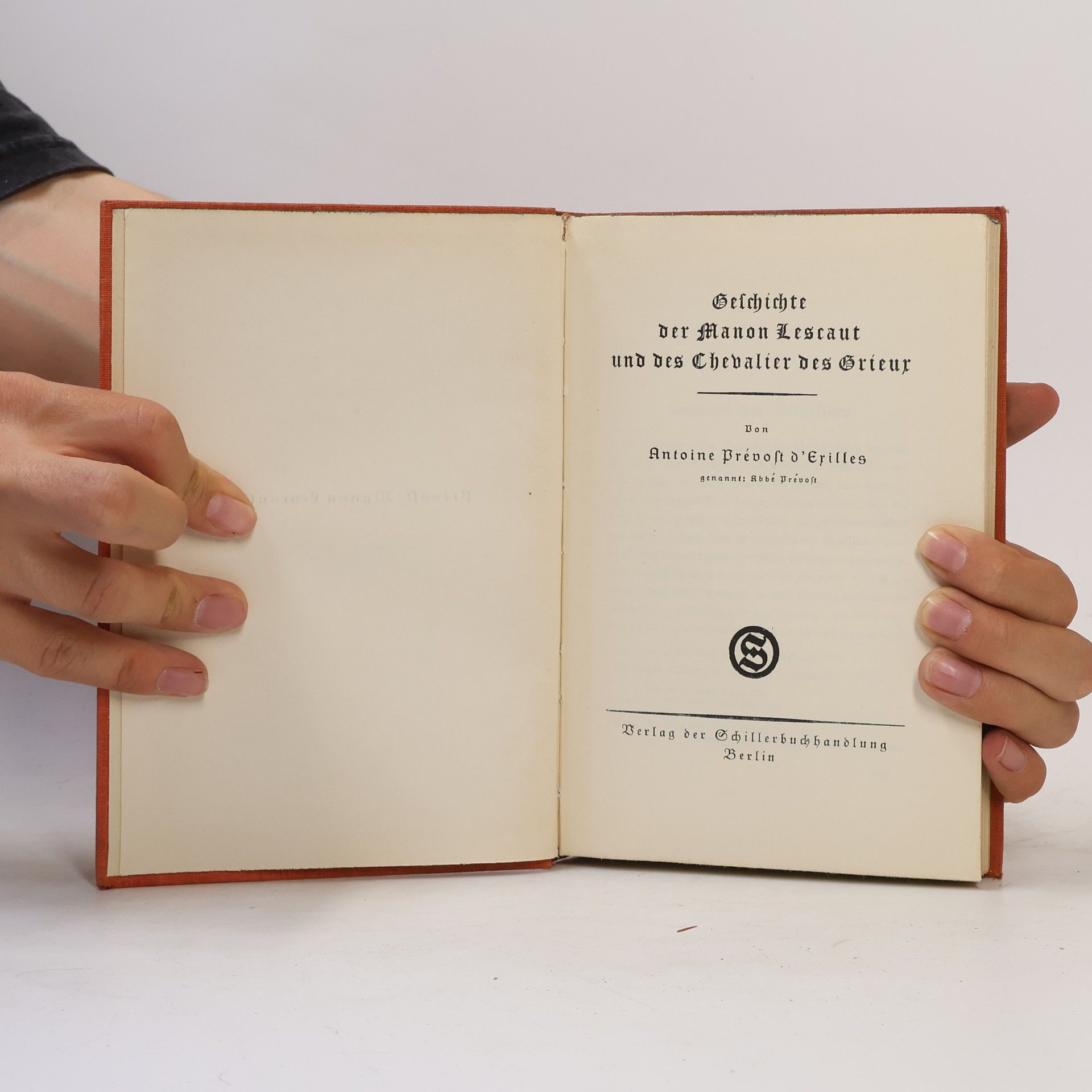 Antoine Prévost Geschichte der Manon Lescaut und des Chevalier des Grieur