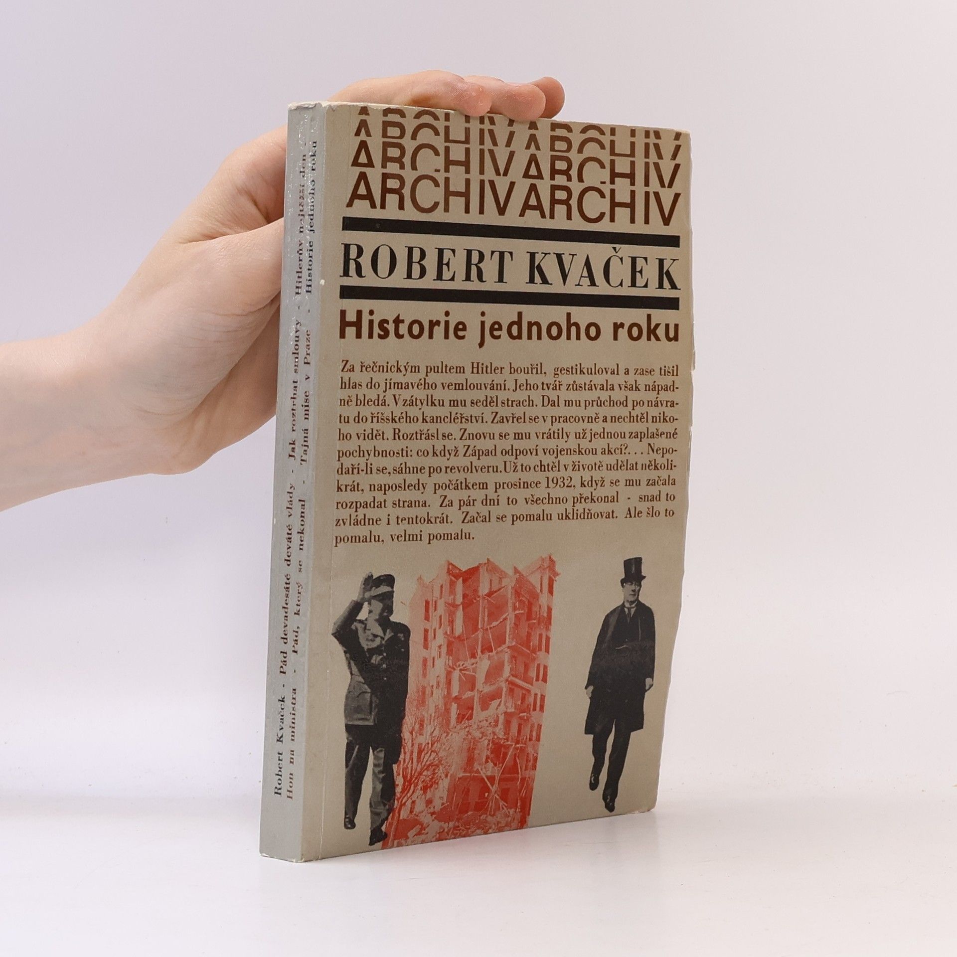 Robert Kvaček Historie jednoho roku