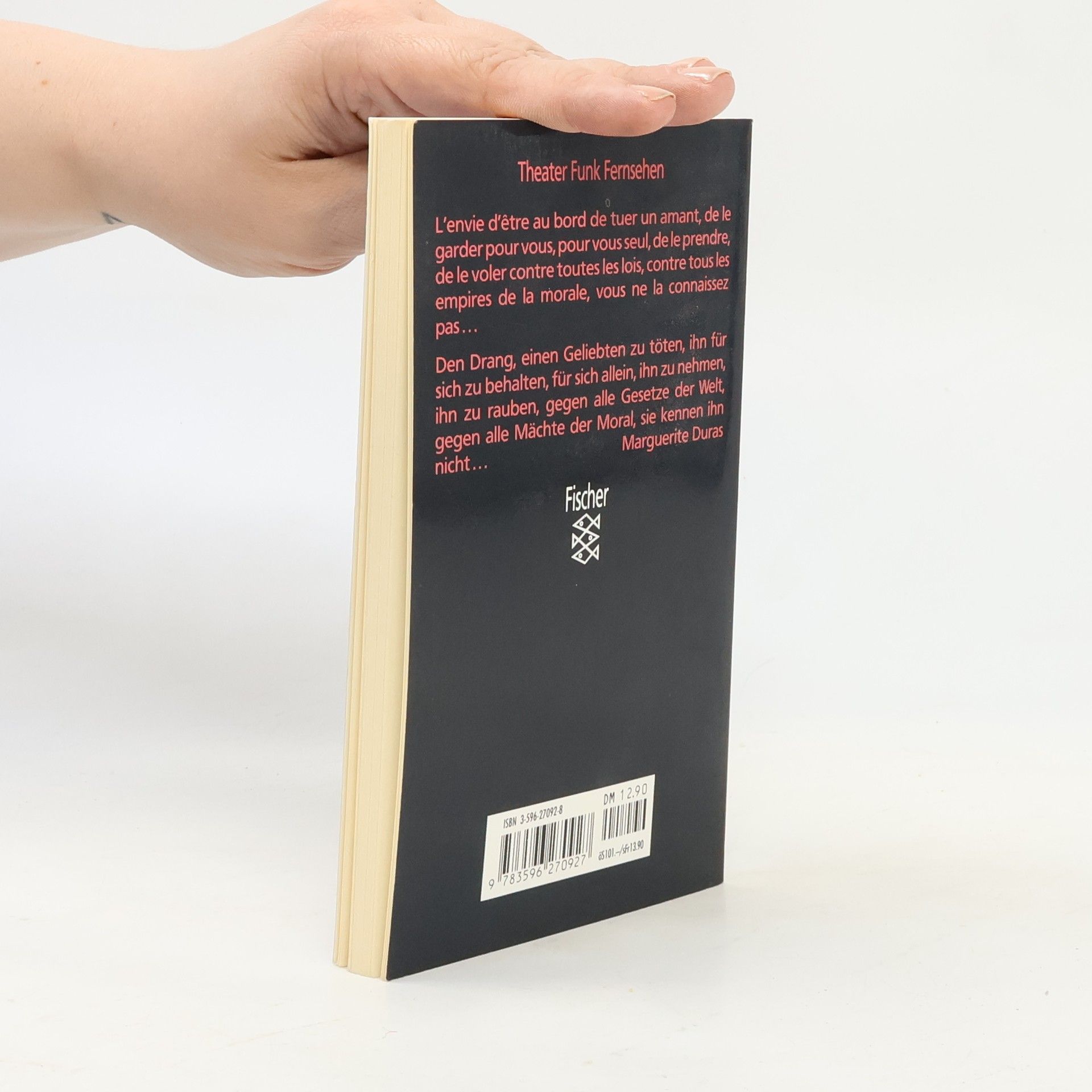 Marguerite Duras Die Krankheit Tod