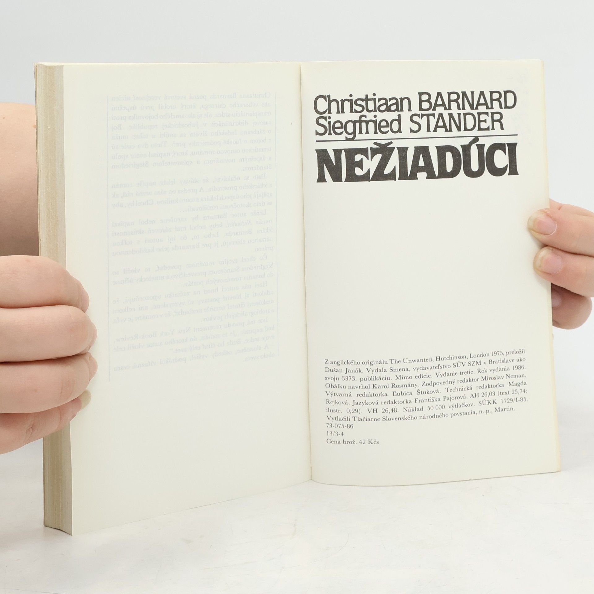 Christiaan Barnard Nežiadúci