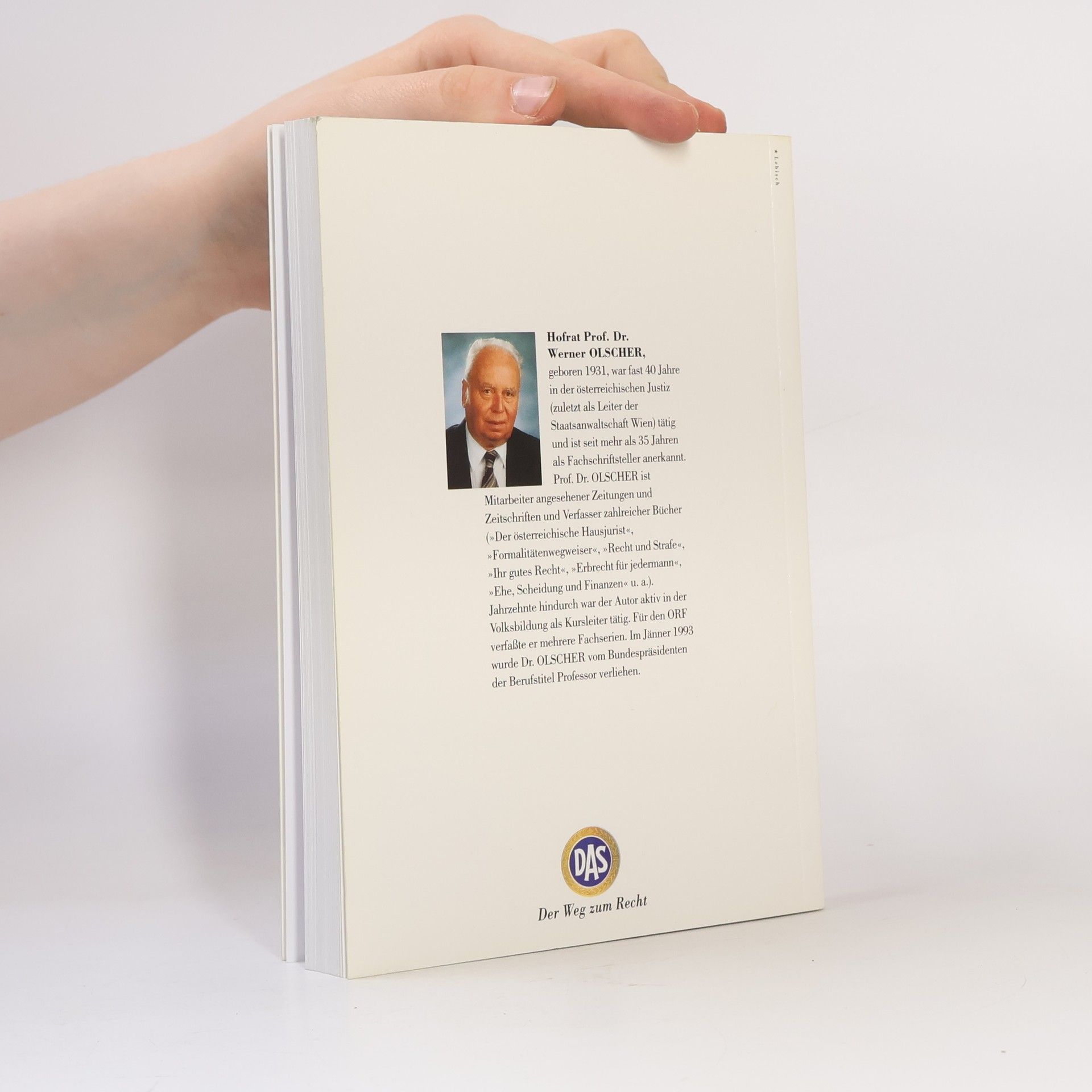 Werner Olscher D.A.S. - Rechtsberater für Steuer- und Sozialversicherungsrecht