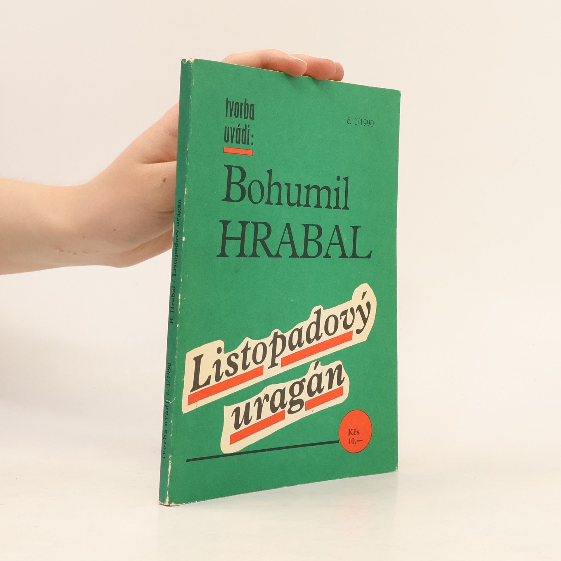 Bohumil Hrabal Listopadový uragán