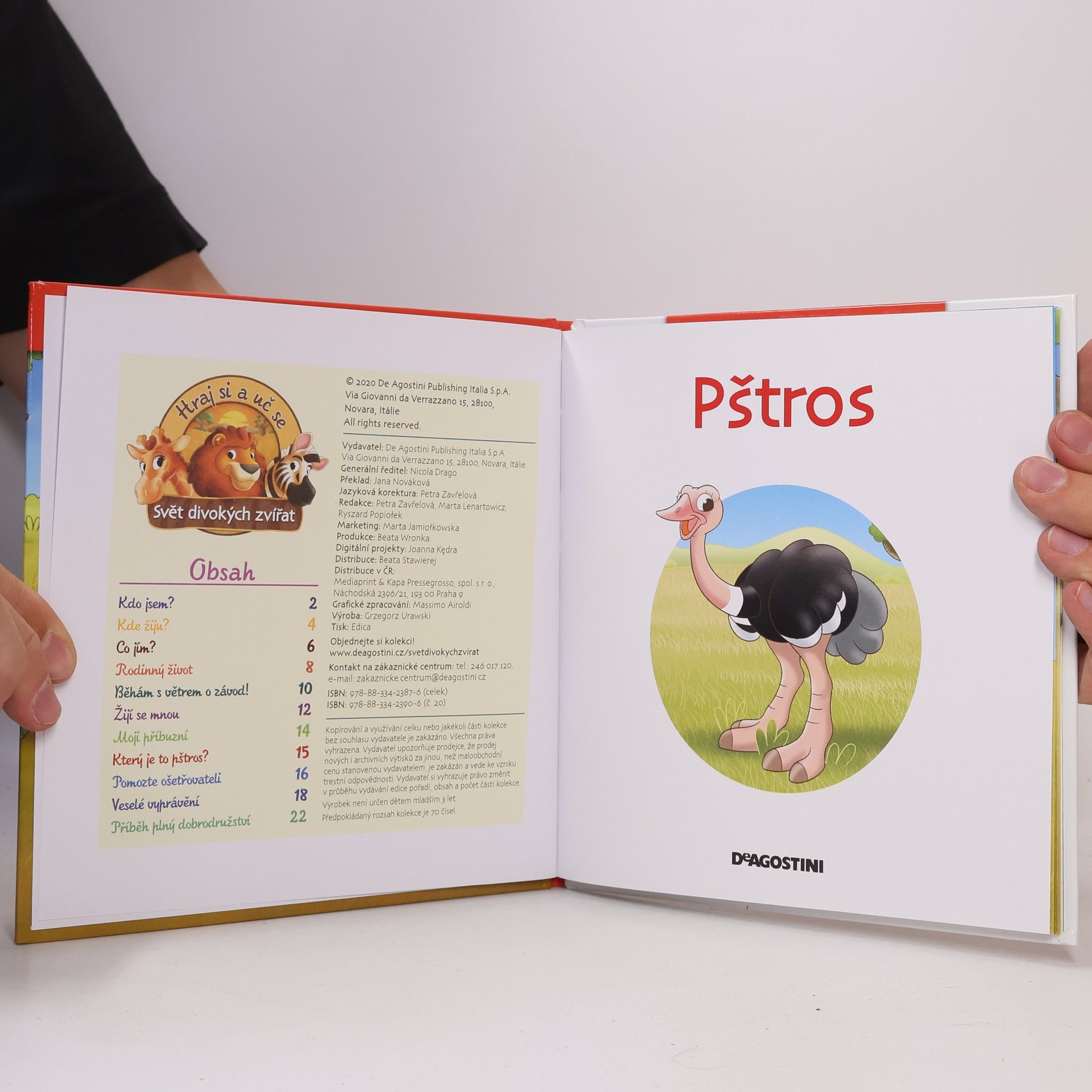 Kolektiv autorů Bydlím v savaně 20. Pštros