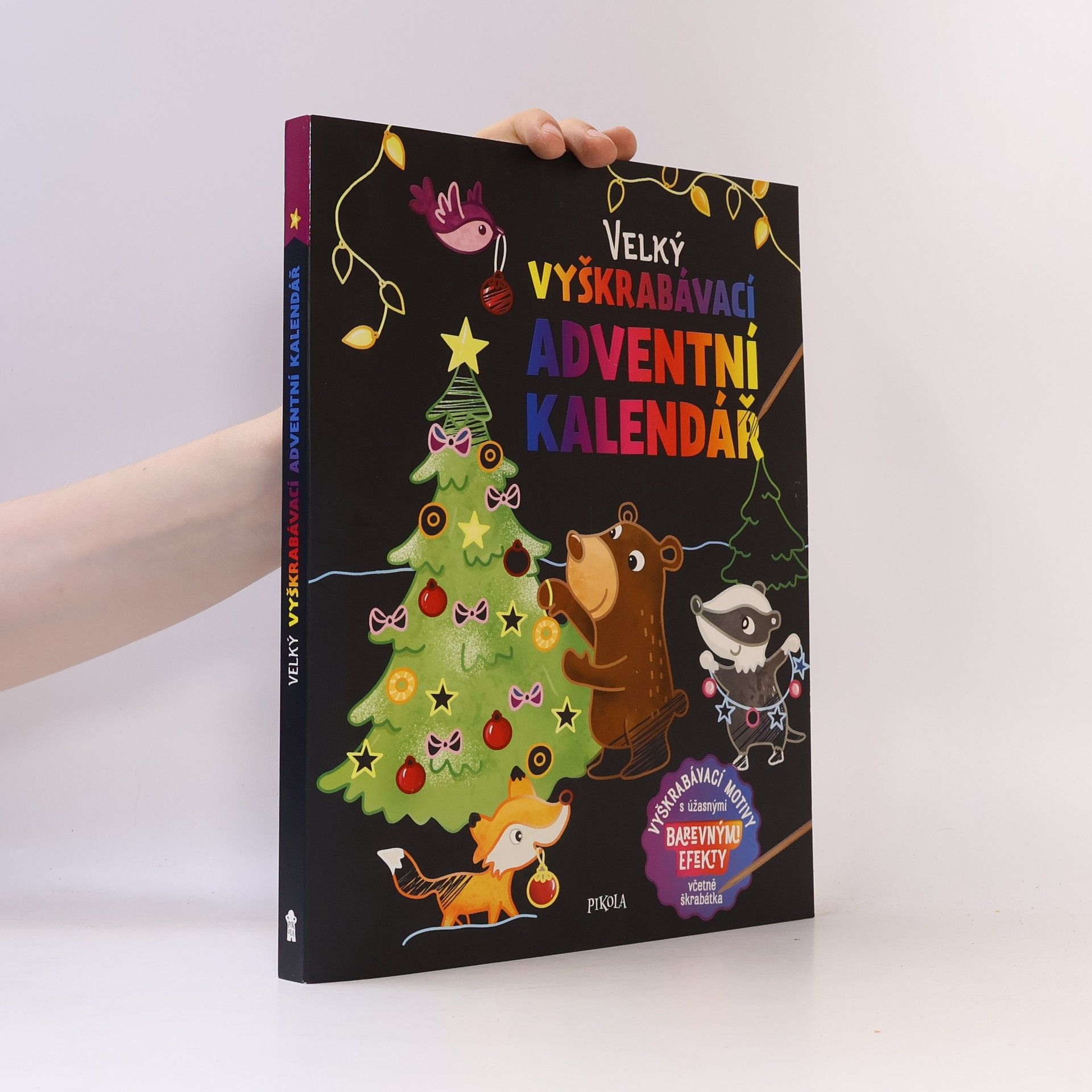 Velký vyškrabávací adventní kalendář