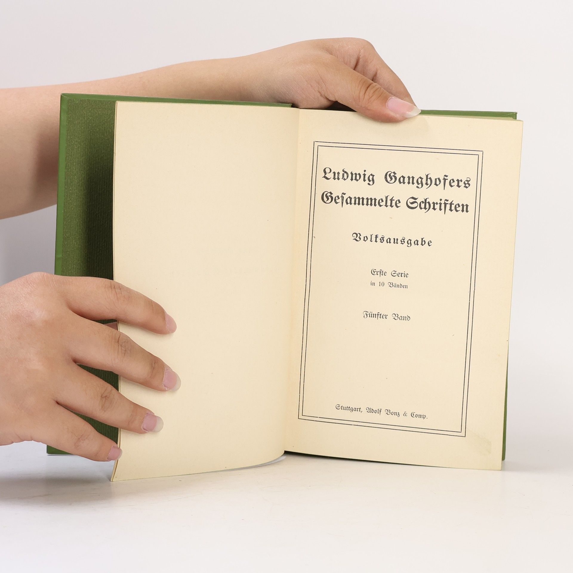 Ludwig Ganghofer Gesammelte Schriften 5 & 6