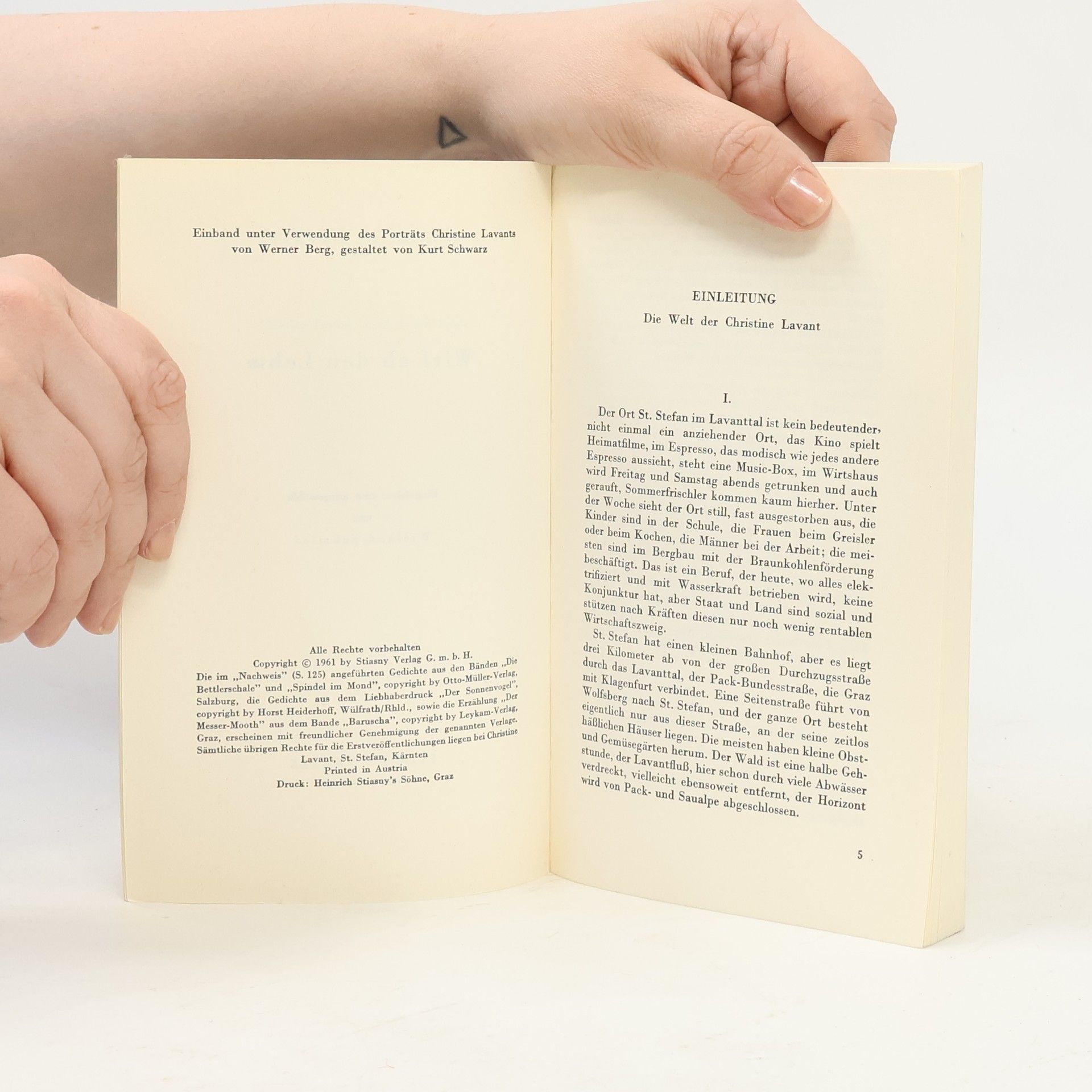 Christine Lavant Wirf ab den Lehm