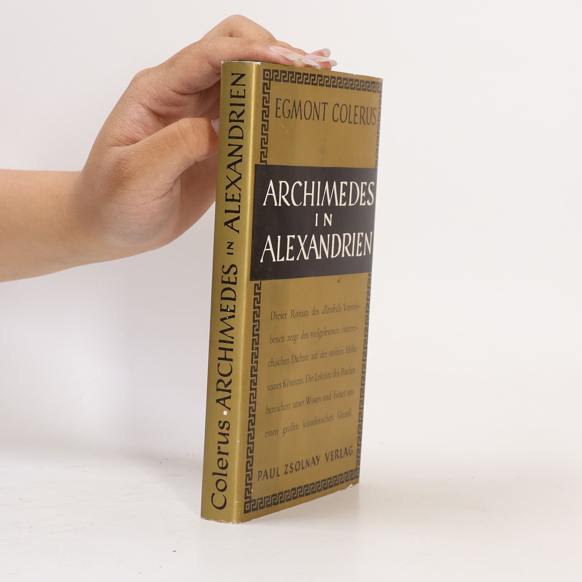 Egmont Colerus von Geldern Archimedes in Alexandrien