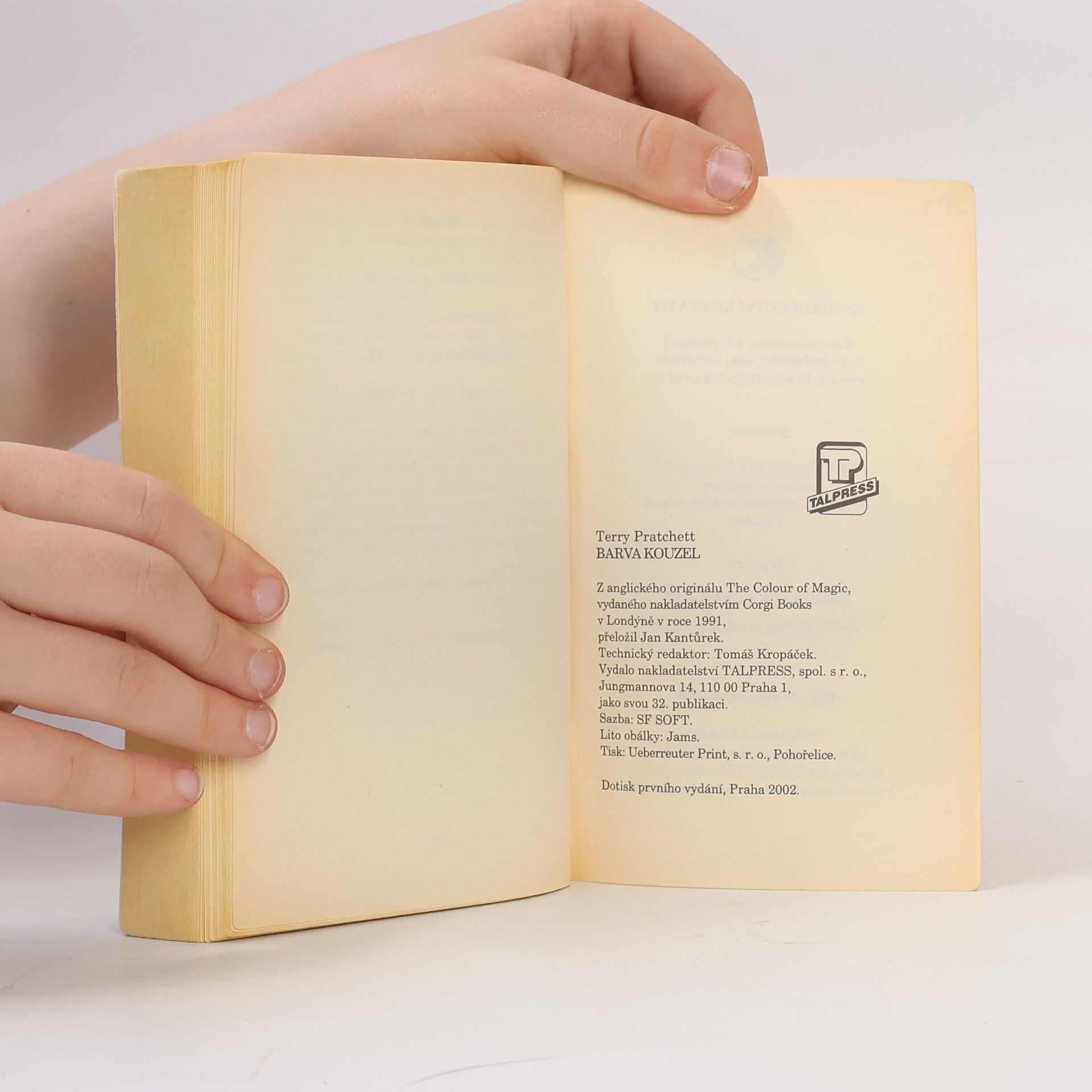 Terry Pratchett Barva kouzel