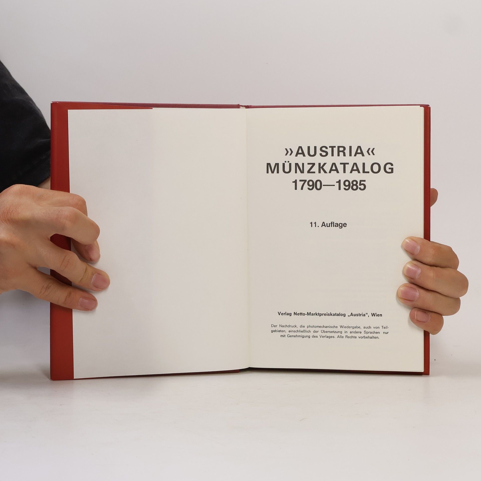 Autorenkollektiv Austria Münzkatalog 1790-1985