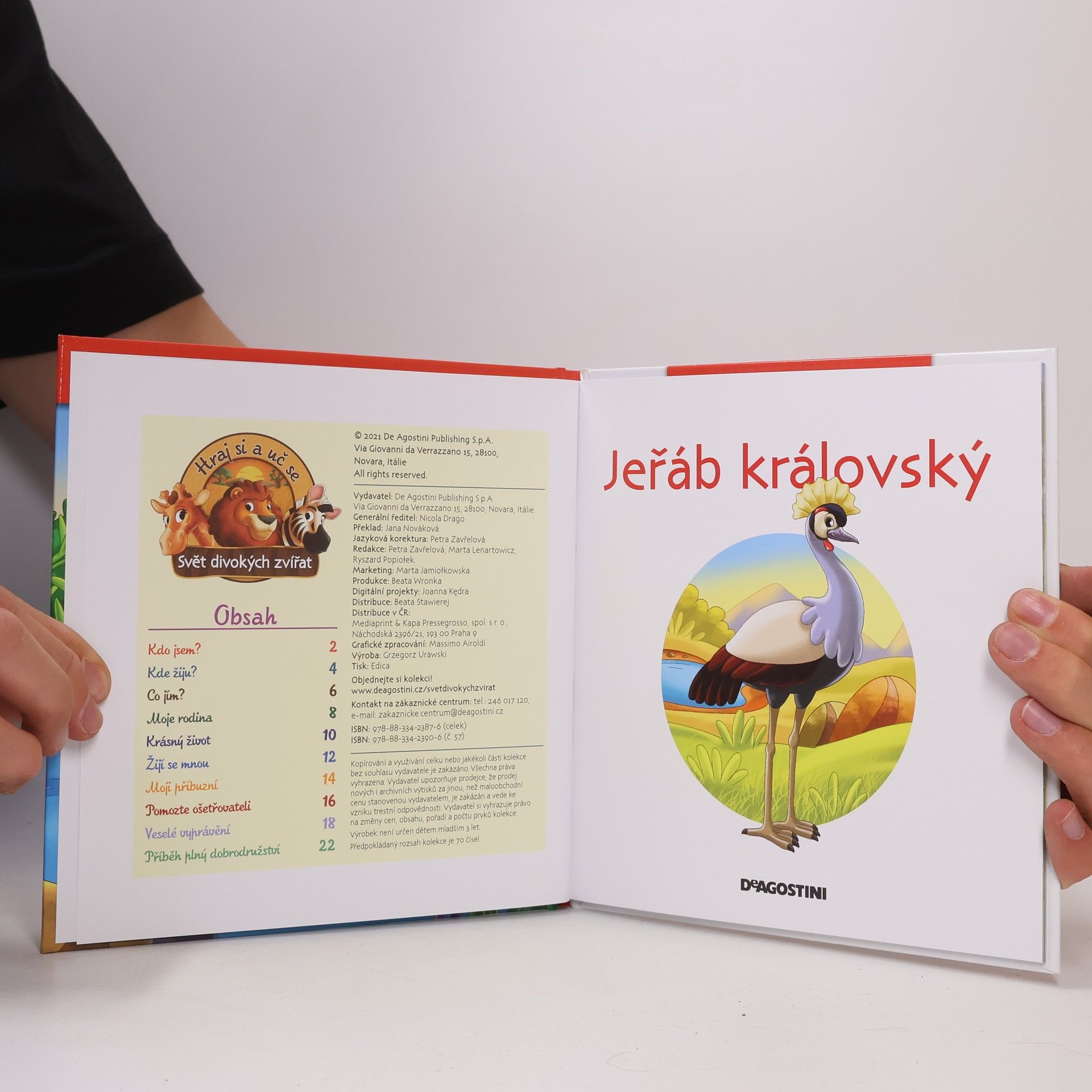 Autores varios Bydlím v savaně 57. Jeřáb královský
