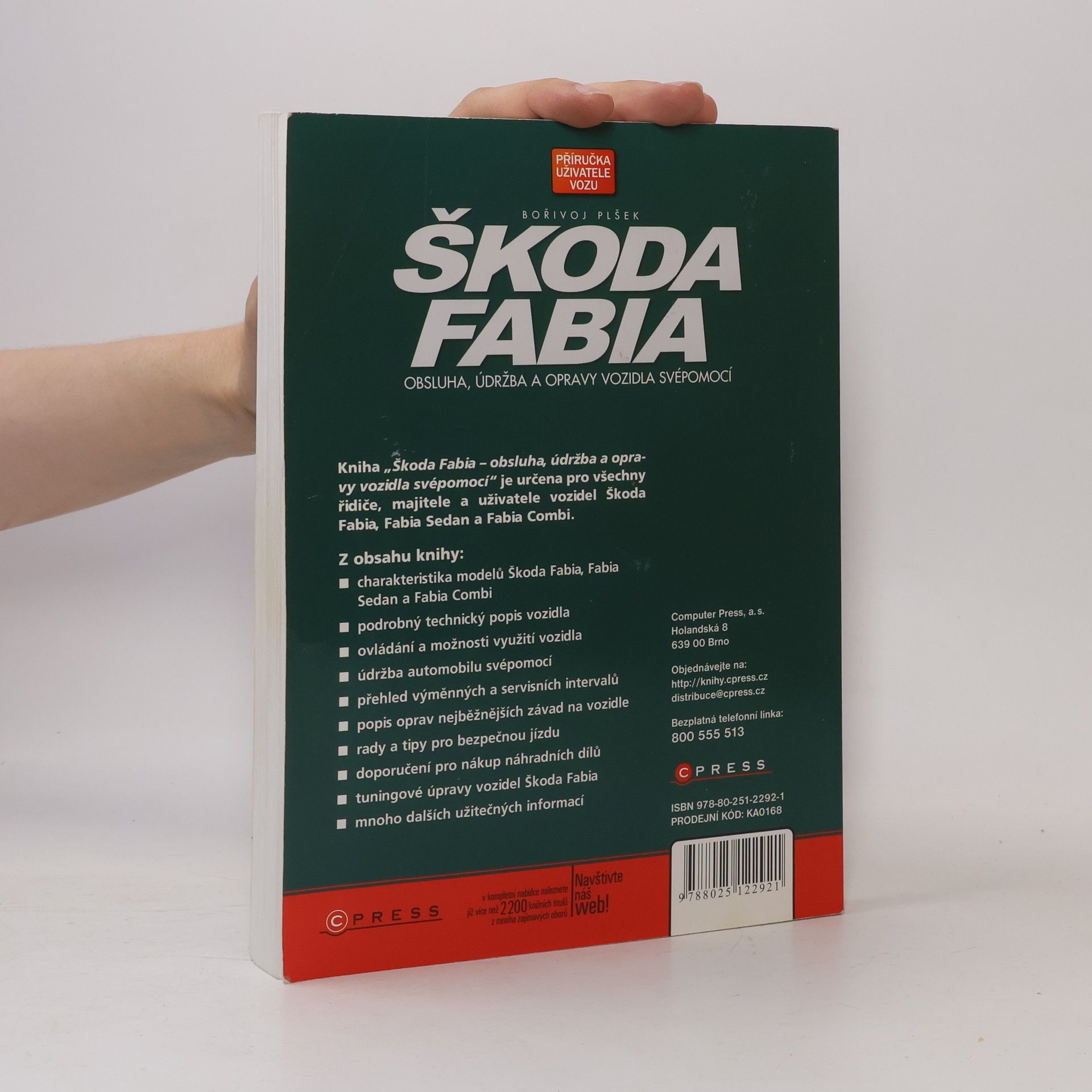 Bořivoj Plšek Škoda Fabia. Obsluha, údržba a opravy vozidla svépomocí
