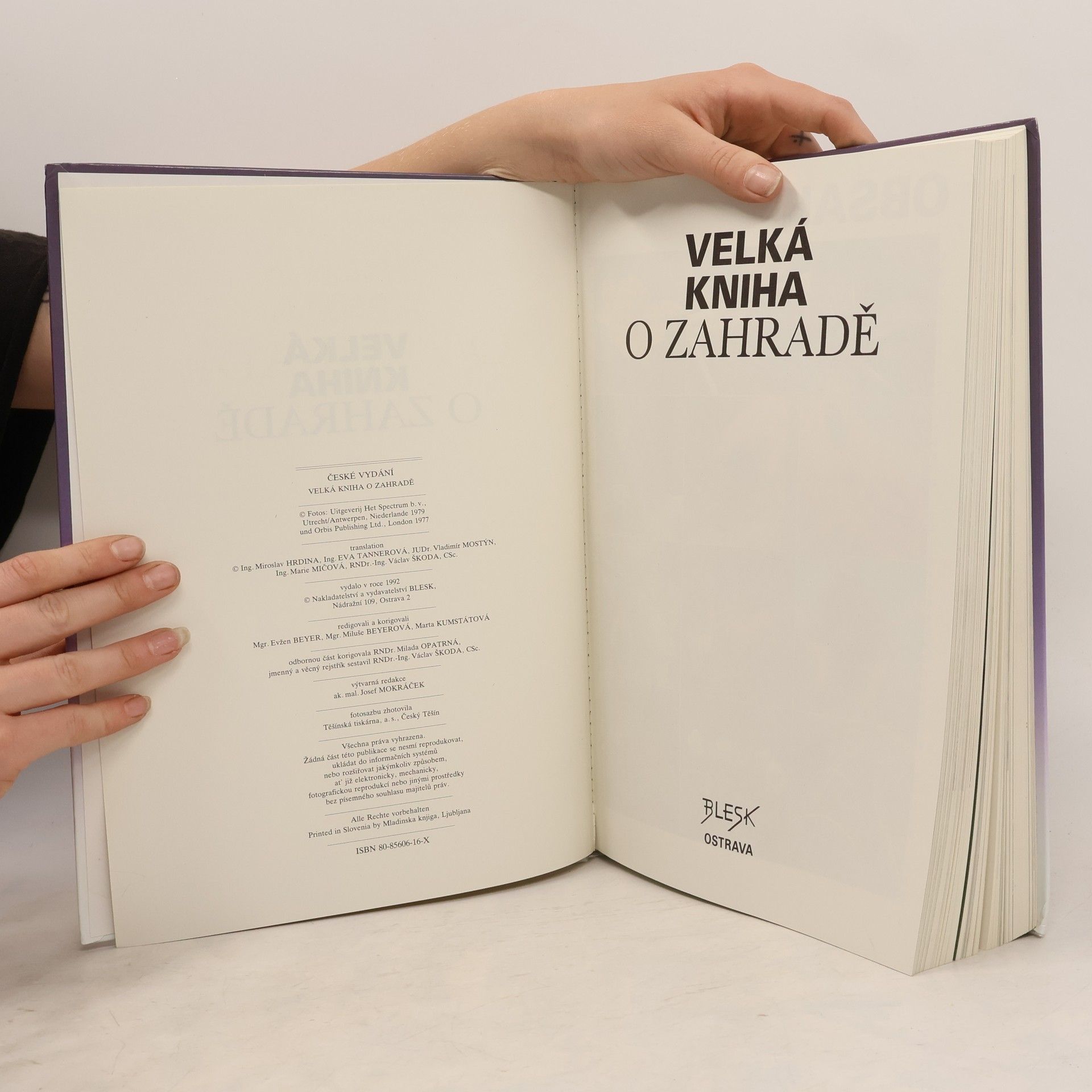 Miroslav Hrdina Velká kniha o zahradě
