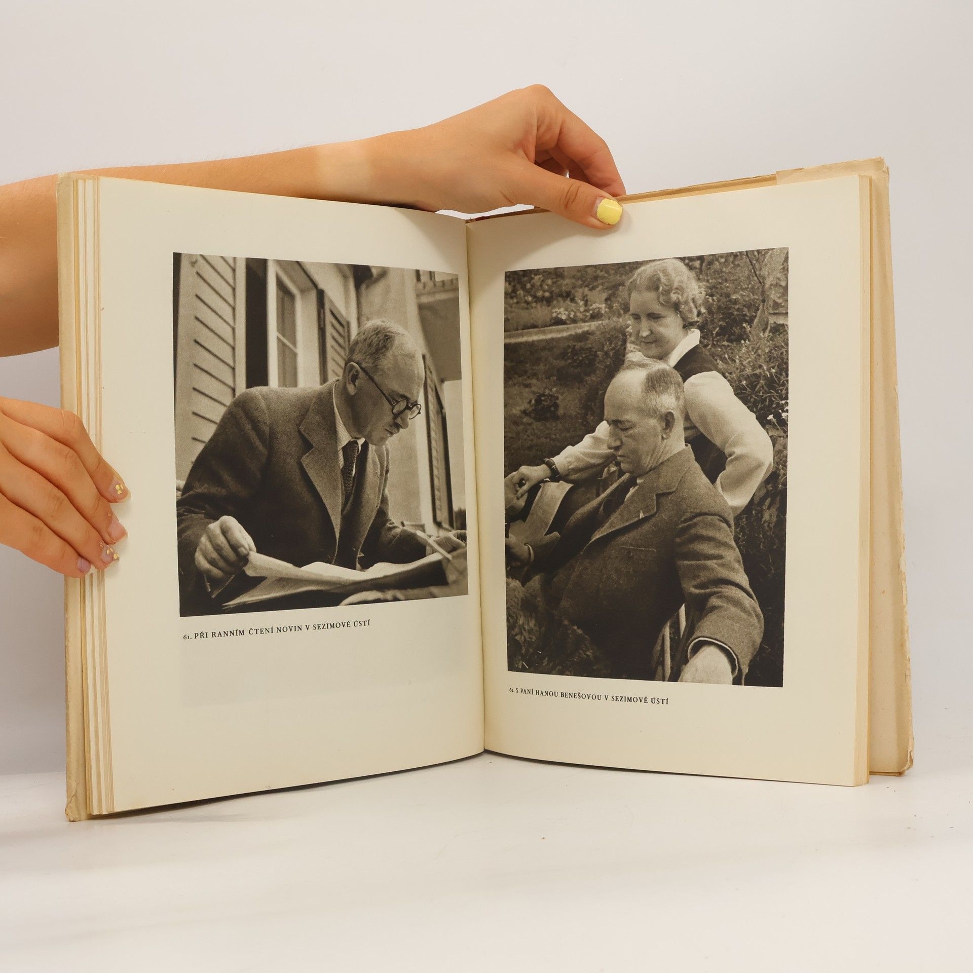 František Xaver Šalda Dr. Edvard Beneš ve fotografii