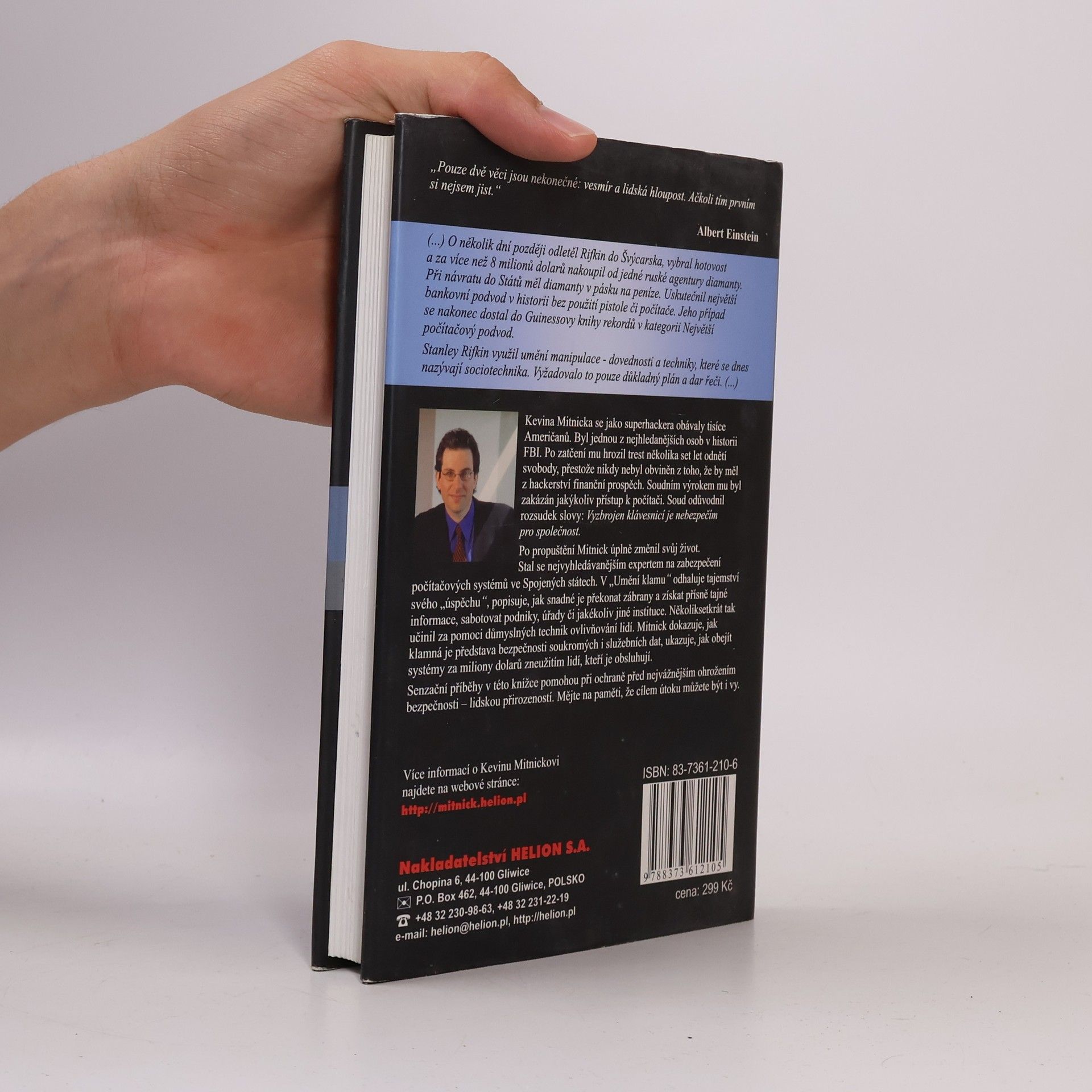 Kevin D. Mitnick Umění klamu: Nejslavnější hacker na světě