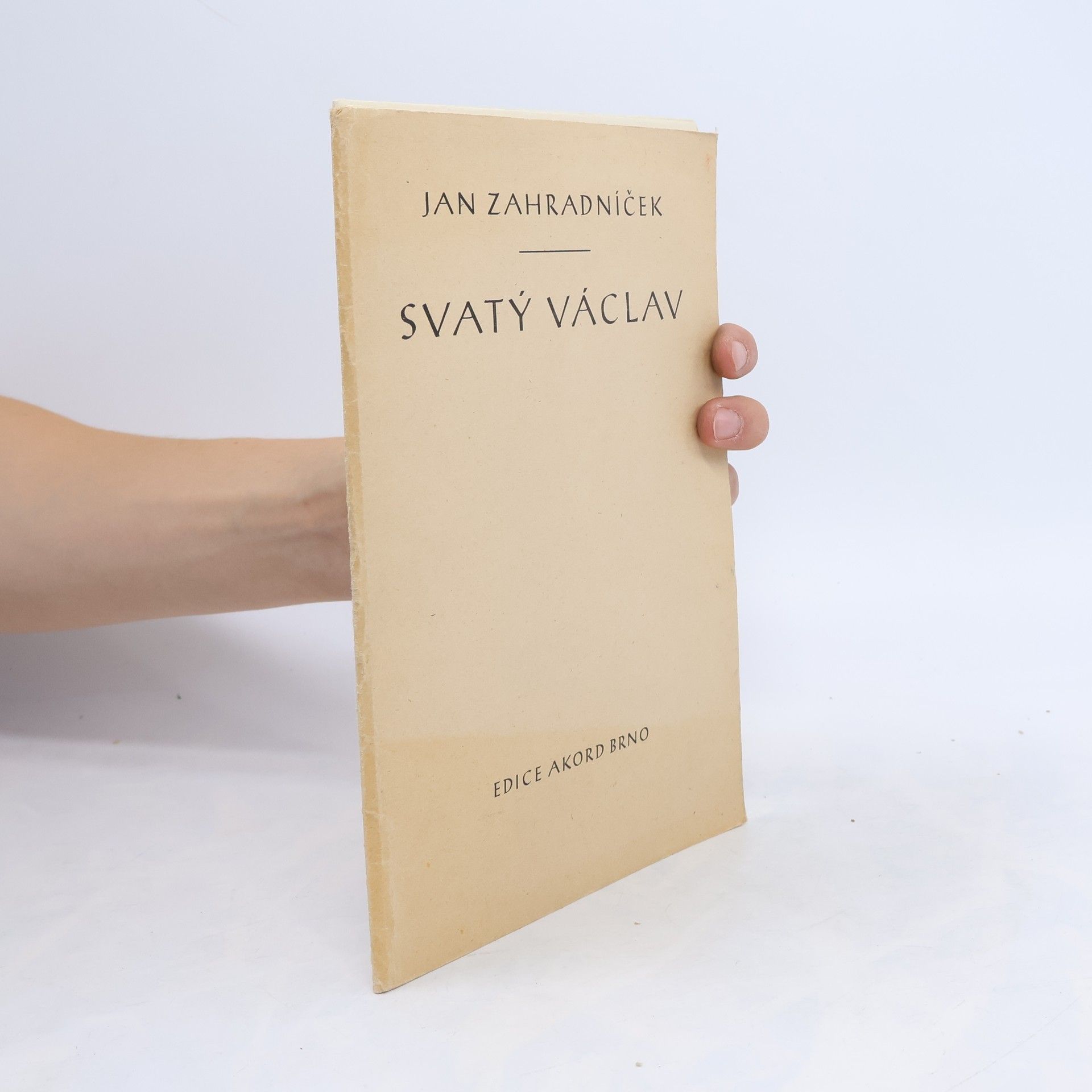 Jan Zahradníček Svatý Václav