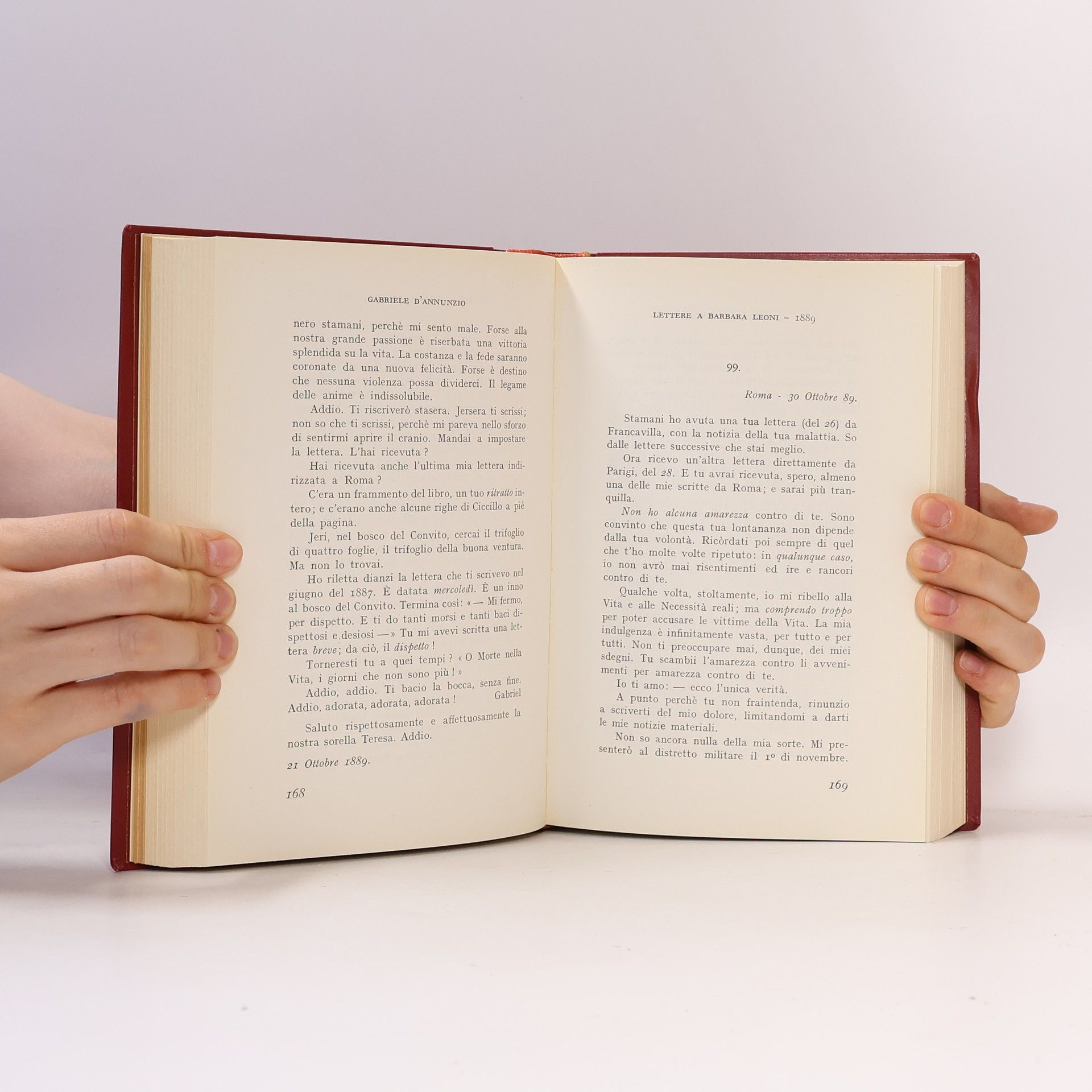 Gabrielle D. Annunzio Lettere a Barbara Leoni