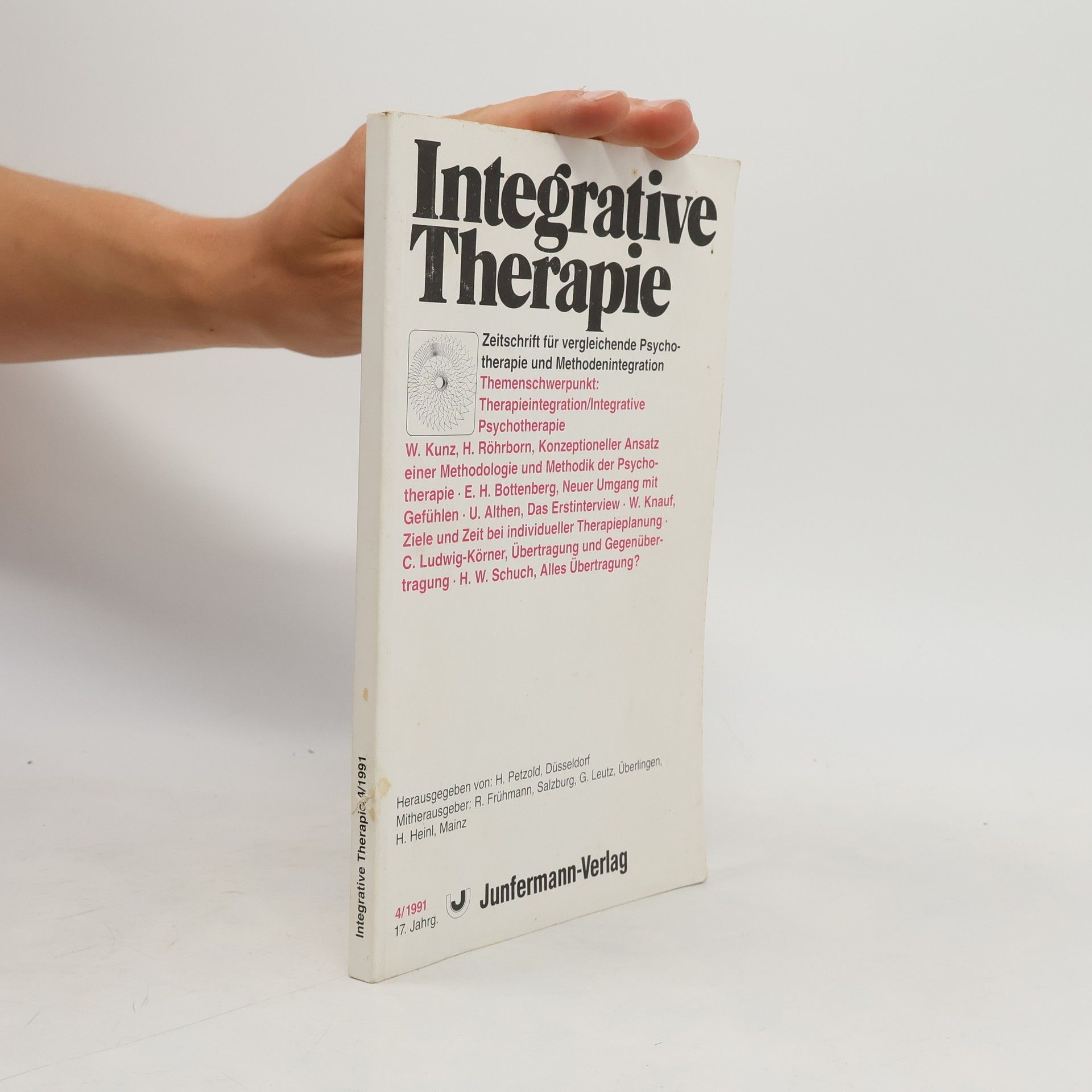 Kolektiv autorů Integrative Therapie 3-4/1989