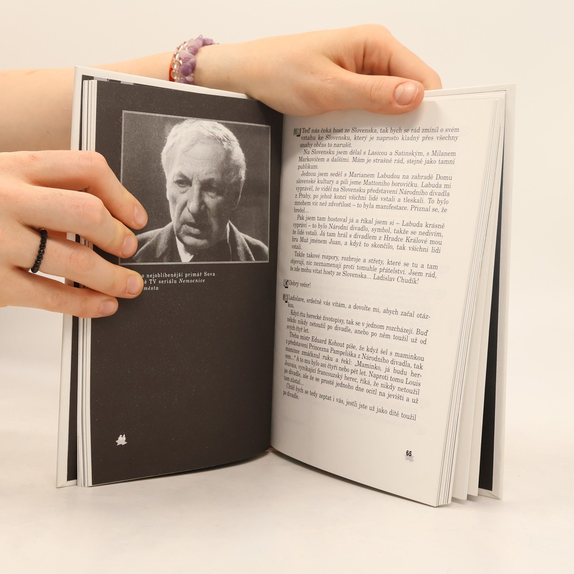 Miroslav Horníček Miroslav Horníček v Hovorech H z Paláce K