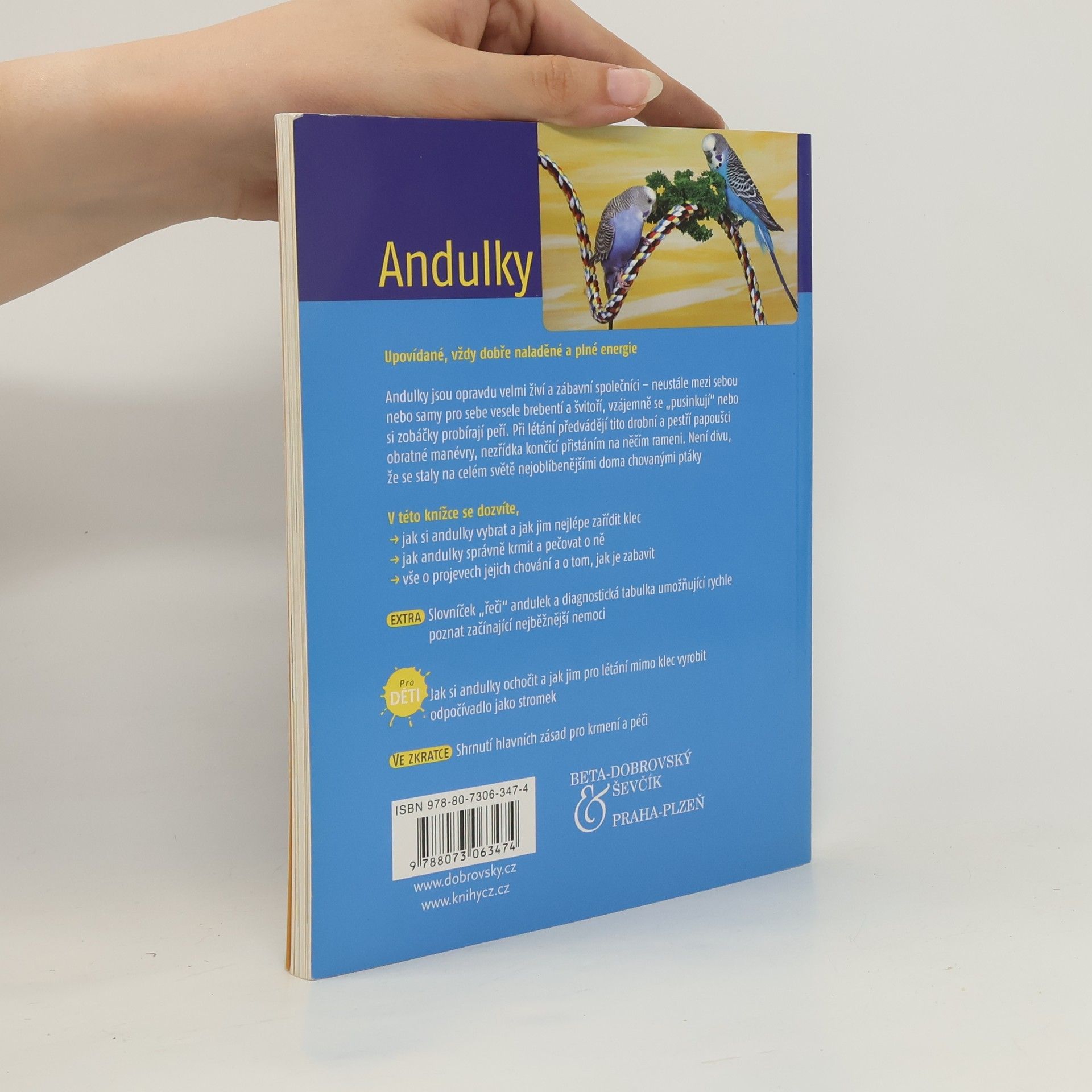 Bernhard Größle Andulky : chov & péče, porozumění & zabavení
