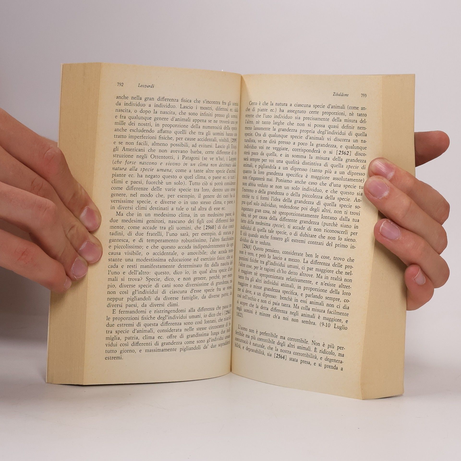 Giacomo Leopardi Zibaldone di pensieri 1