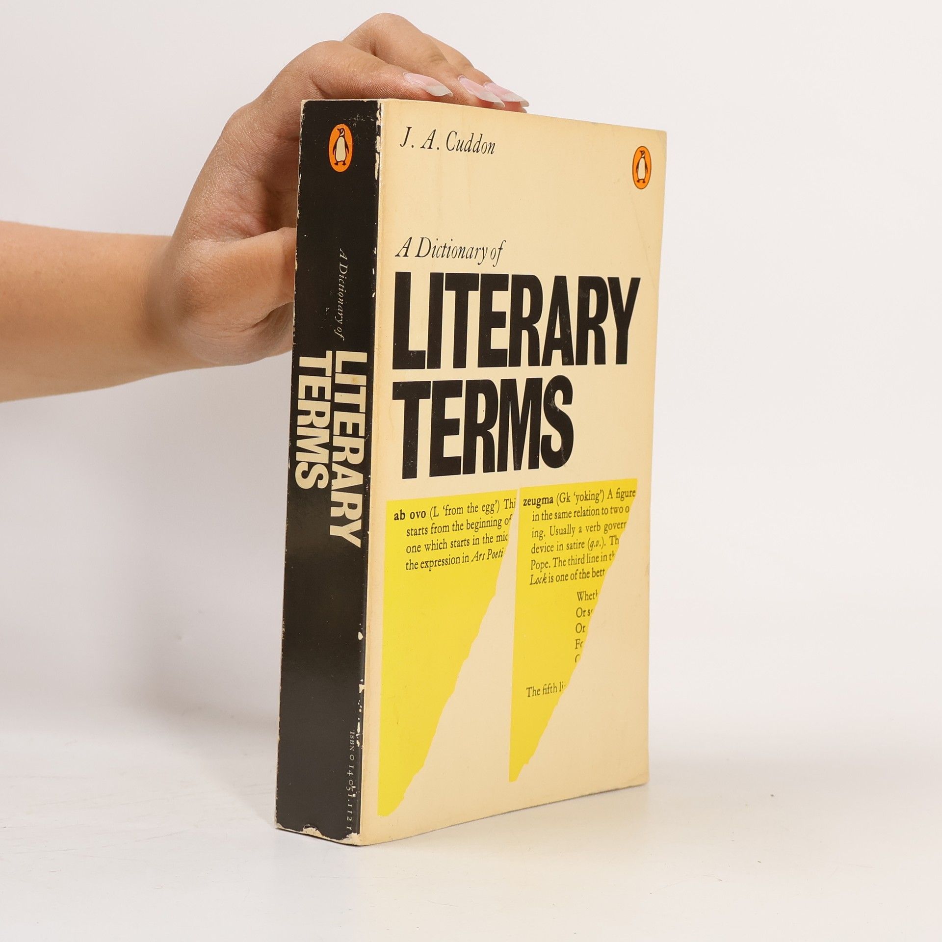 John Anthony Cuddon A Dictionary of Literary Terms