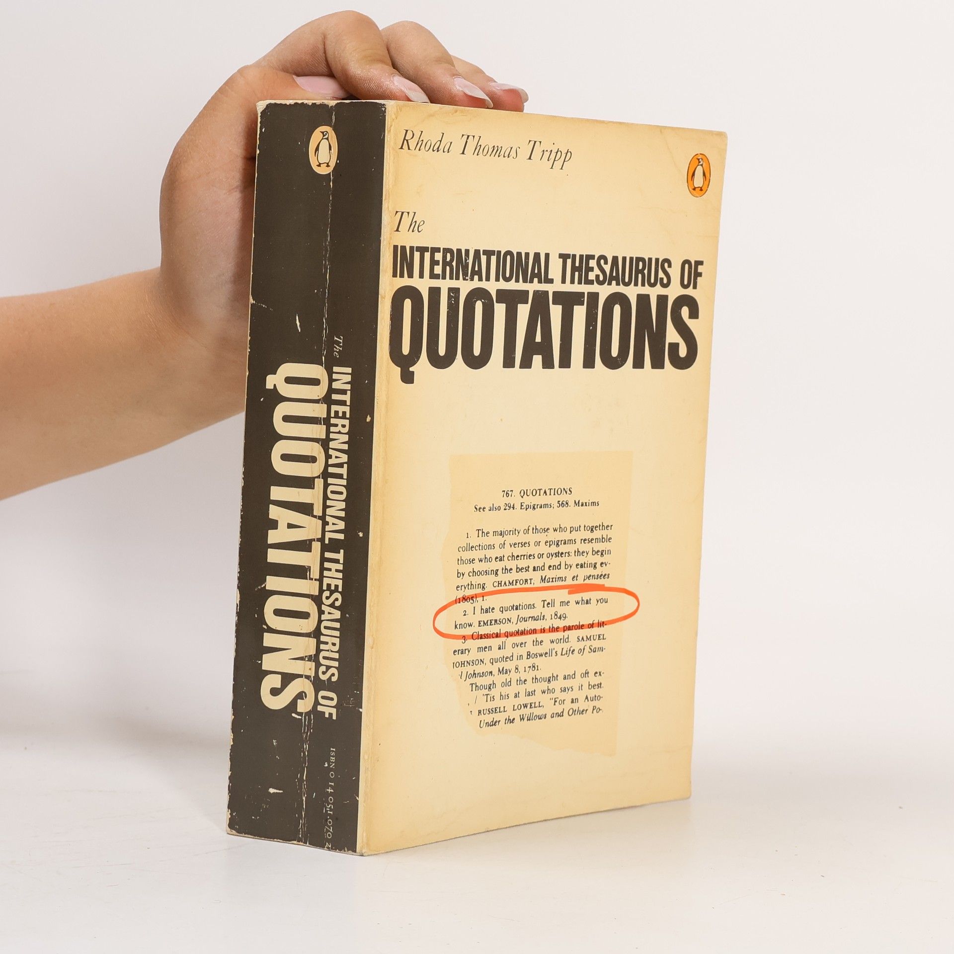 Rhoda Thomas Tripp International Thesaurus of Quotations