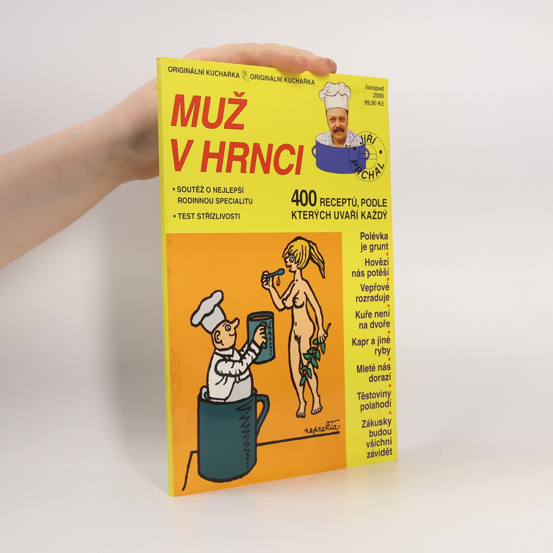 Josef Strouhal Muž v hrnci