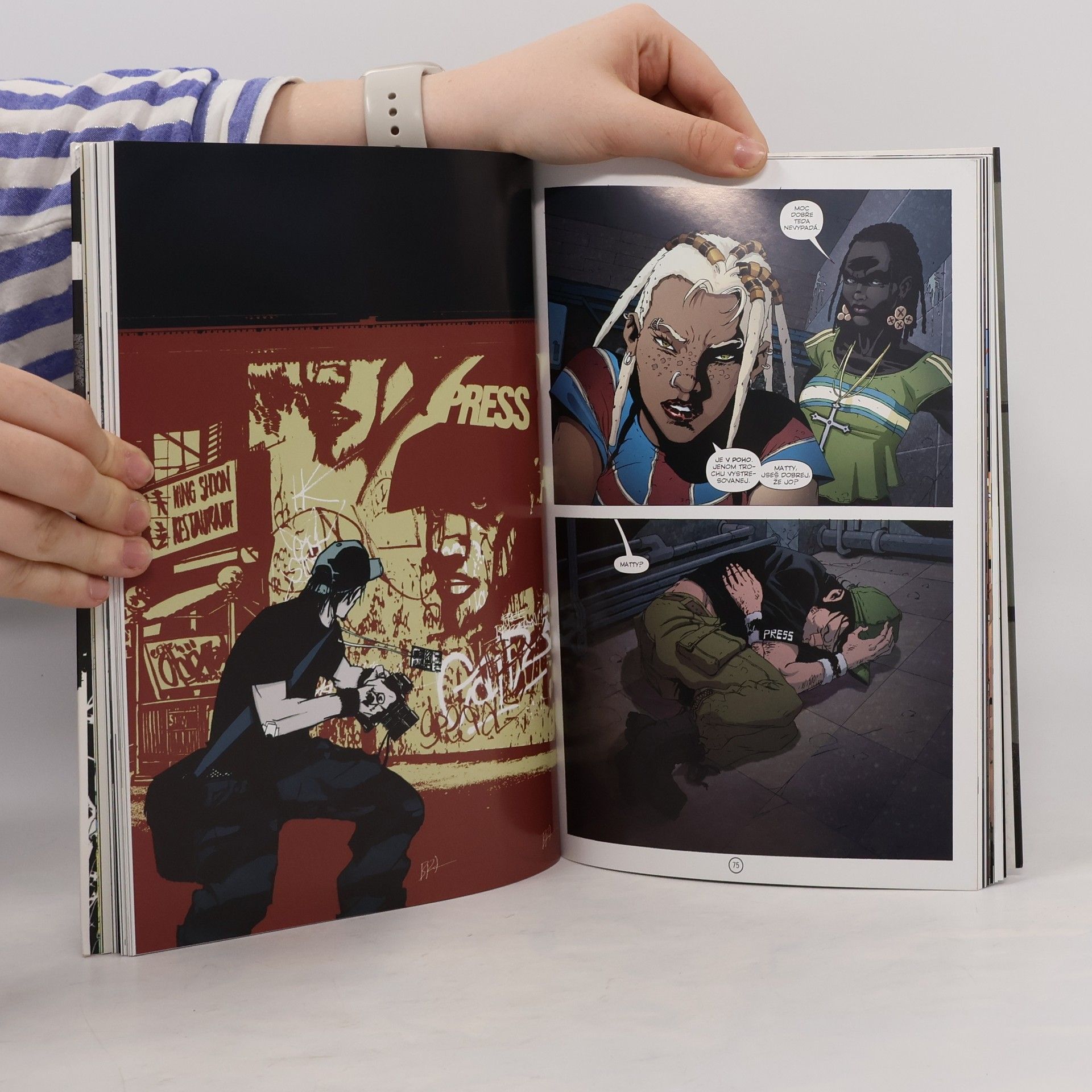 Brian Wood DMZ. Tělo novináře