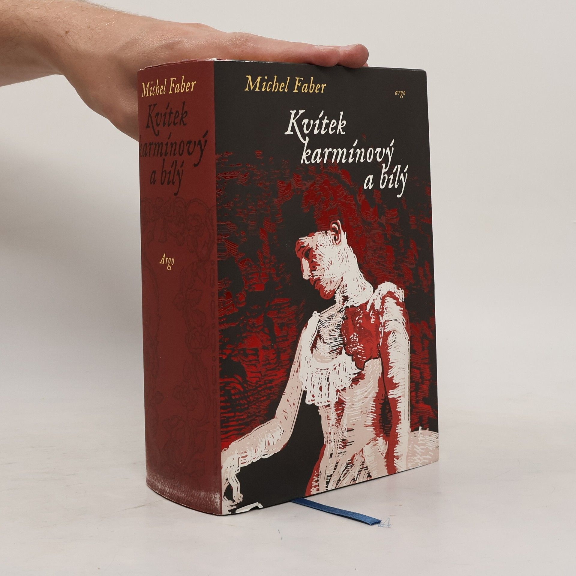 Michel Faber Kvítek karmínový a bílý