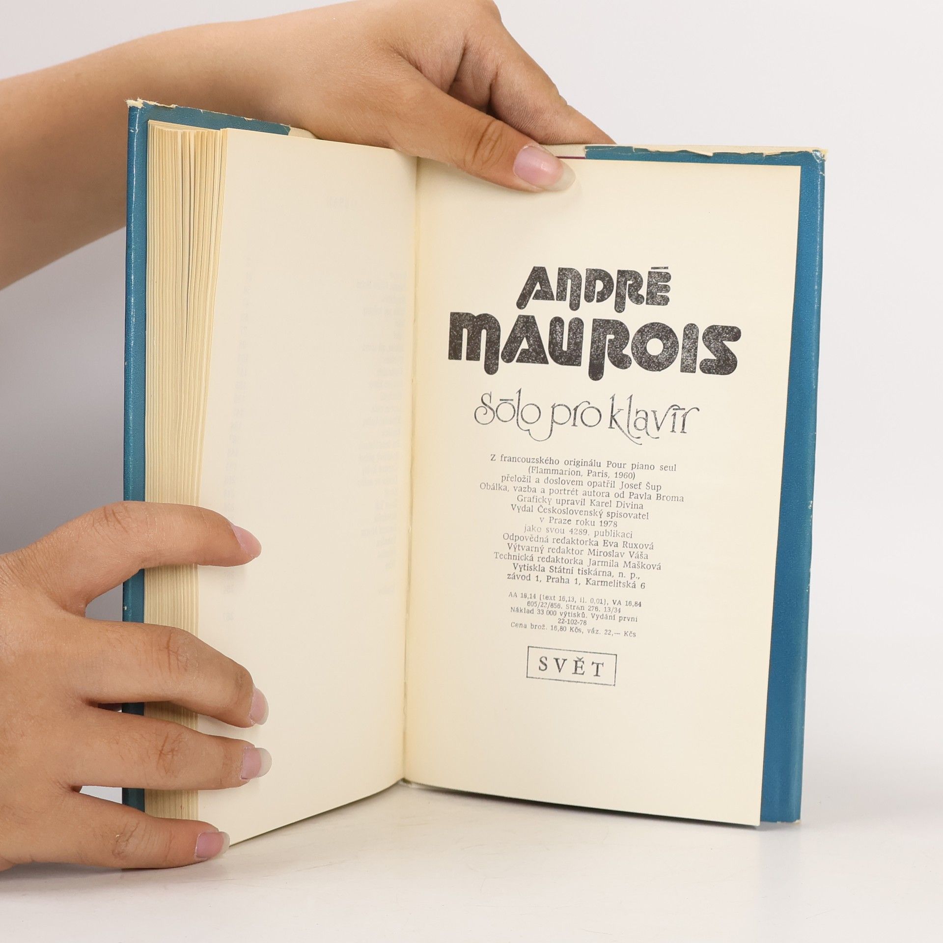 André Maurois Sólo pro klavír