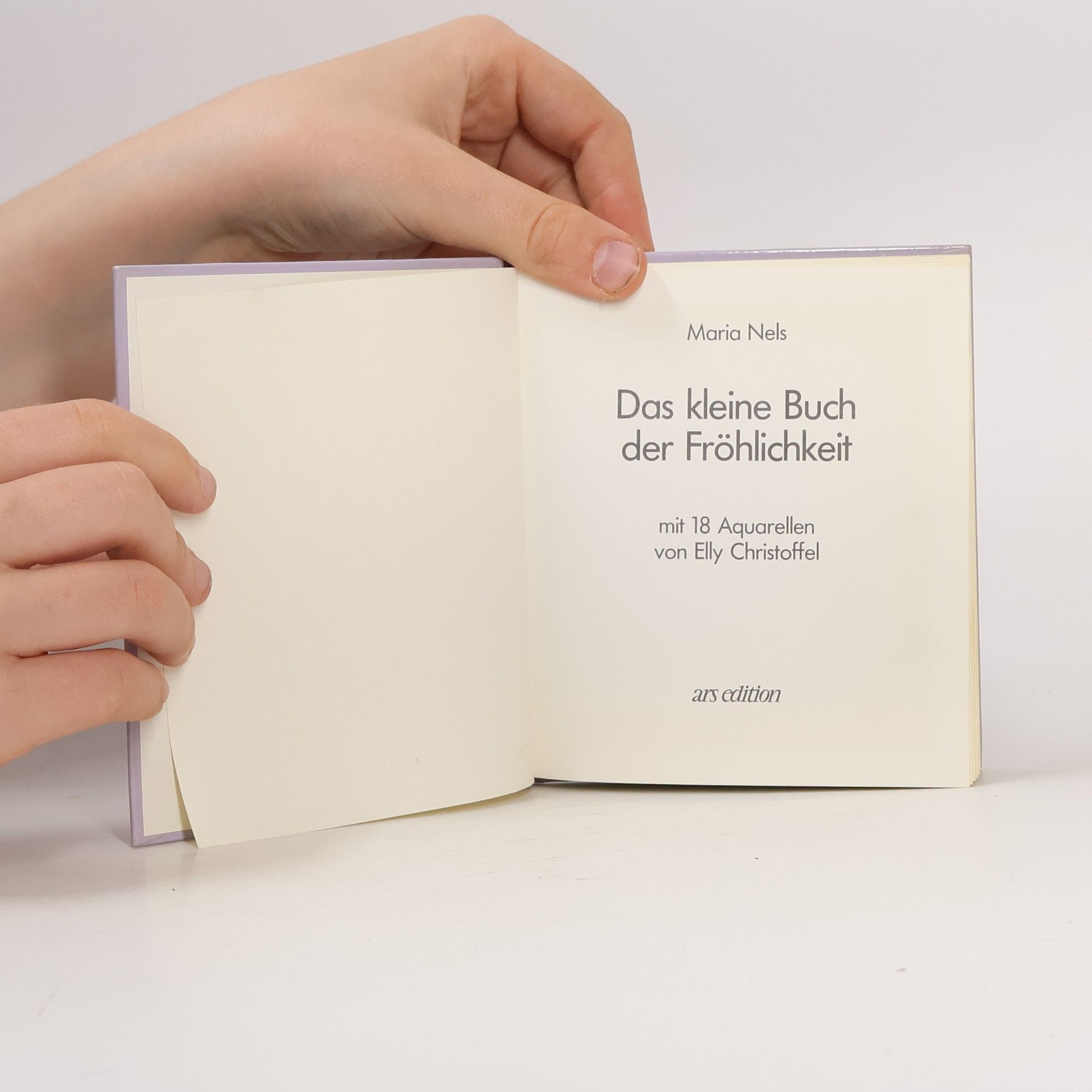 Elly Christoffel Das kleine Buch der Fröhlichkeit