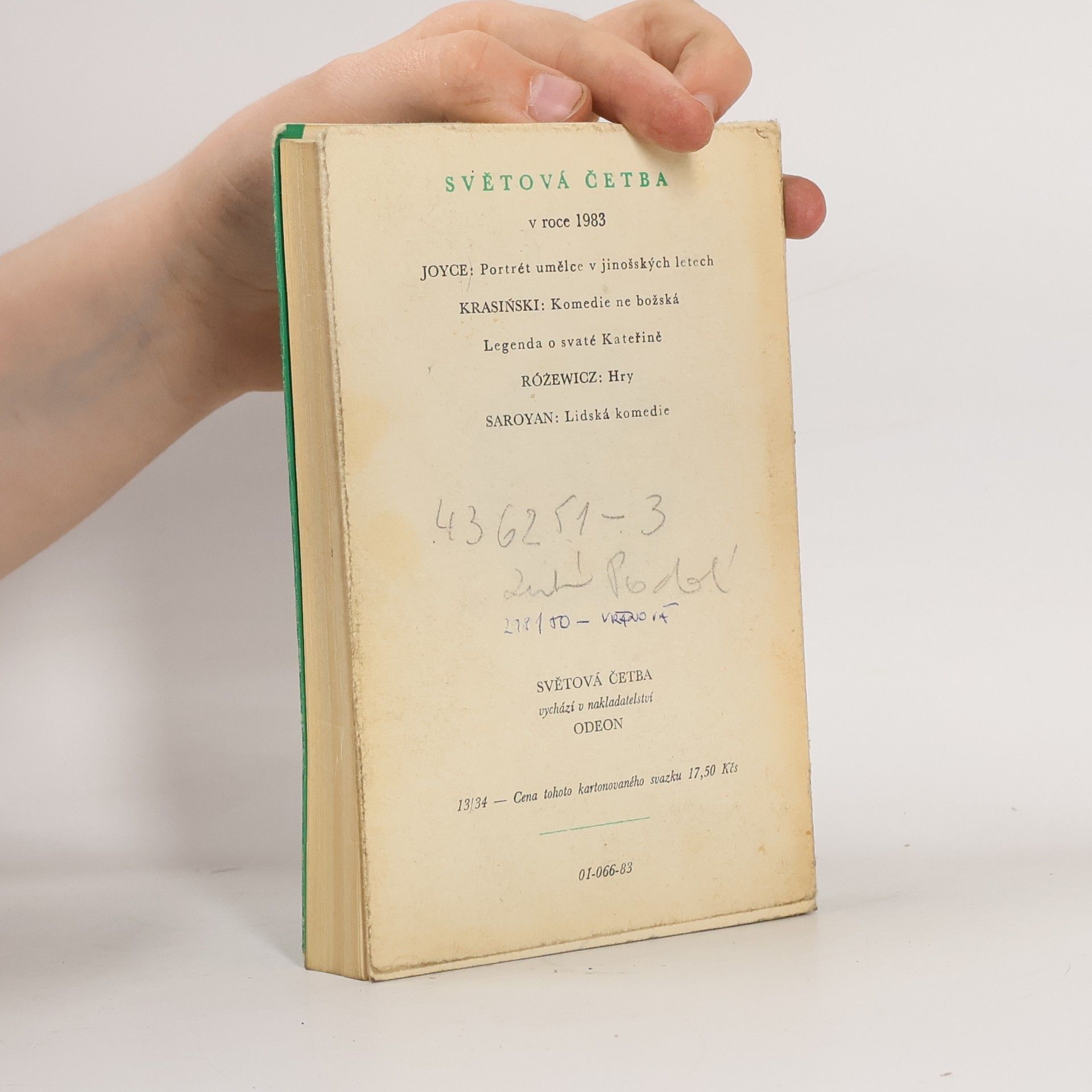 James Joyce Portrét umělce v jinošských letech