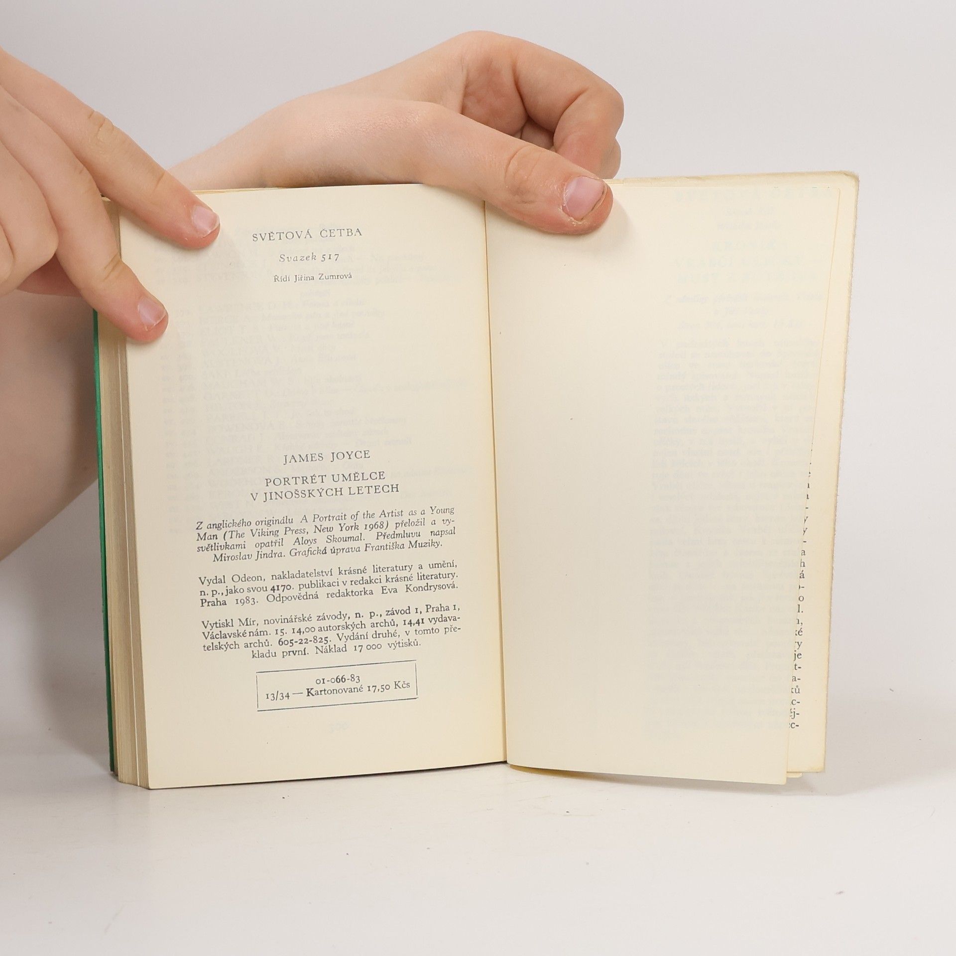 James Joyce Portrét umělce v jinošských letech