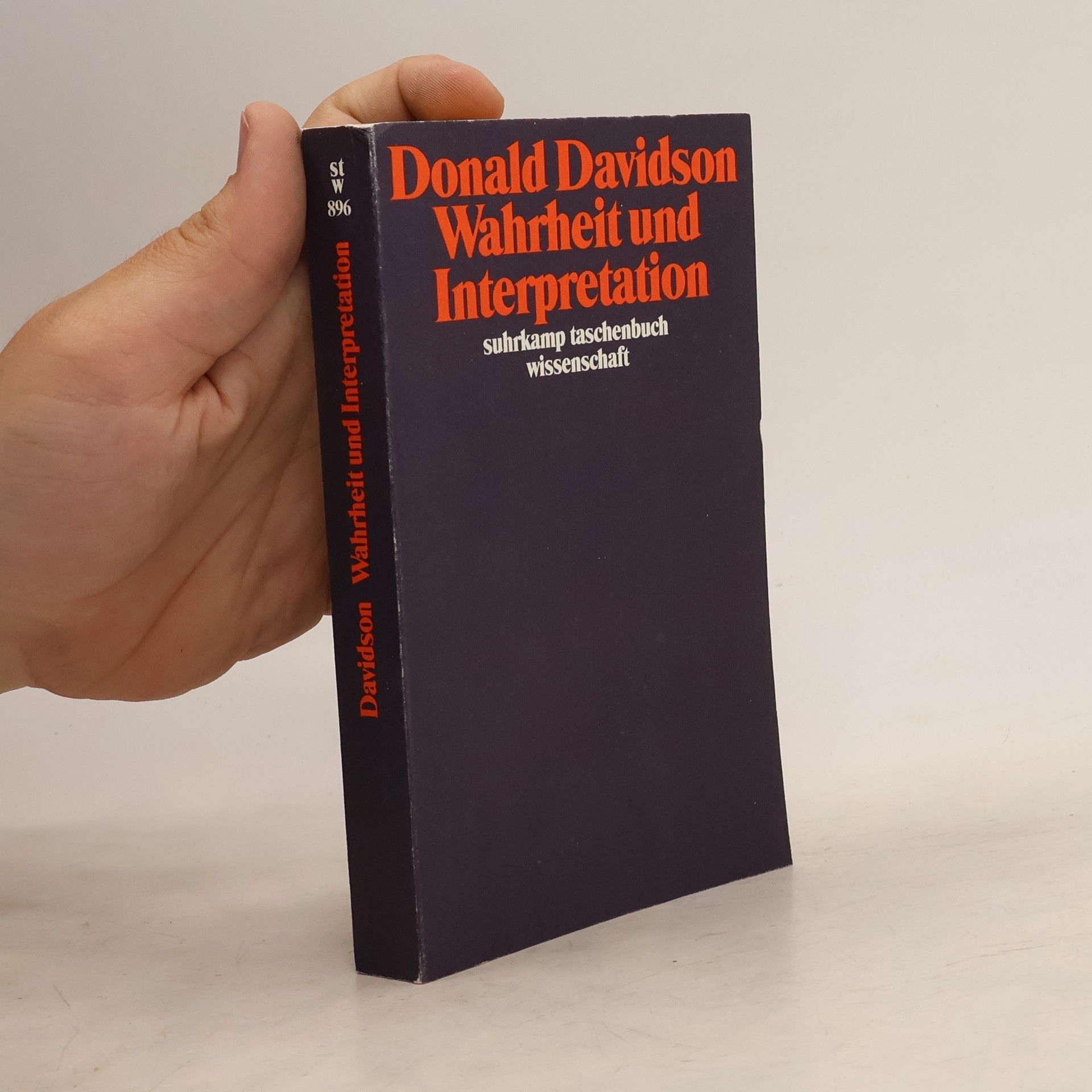 Donald Davidson Wahrheit und Interpretation