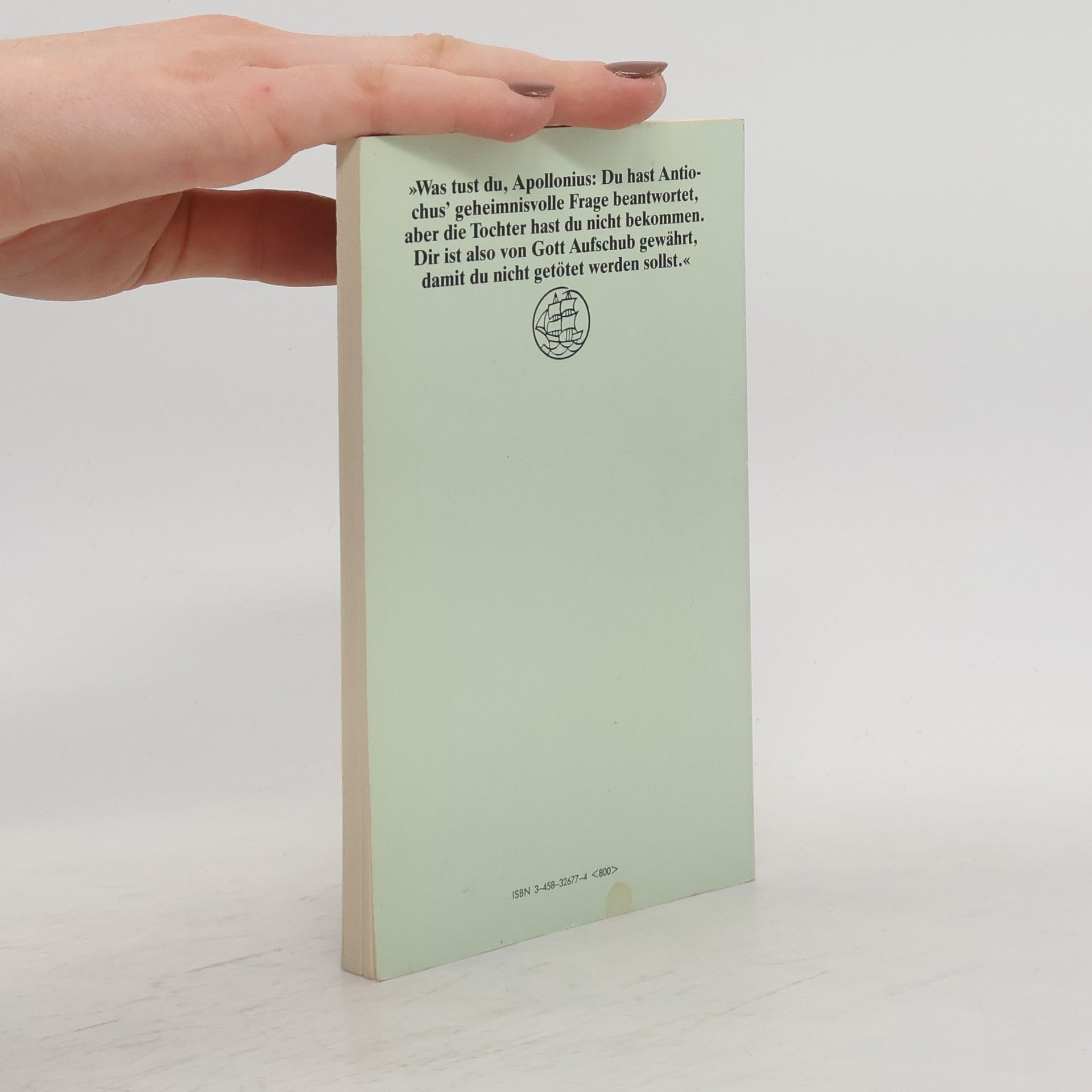 Ilse Schneider Geschichte des Königs Apollonius von Tyrus