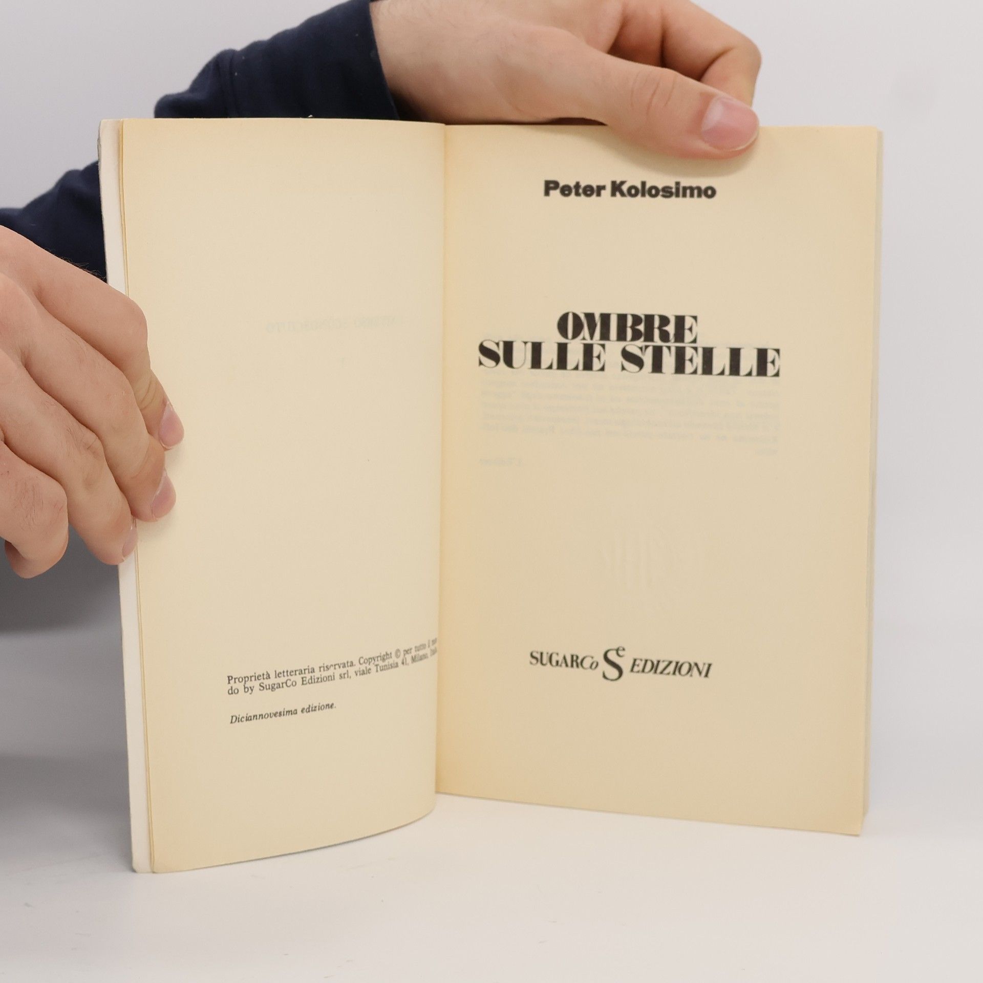 Peter Kolosimo Ombre sulle stelle