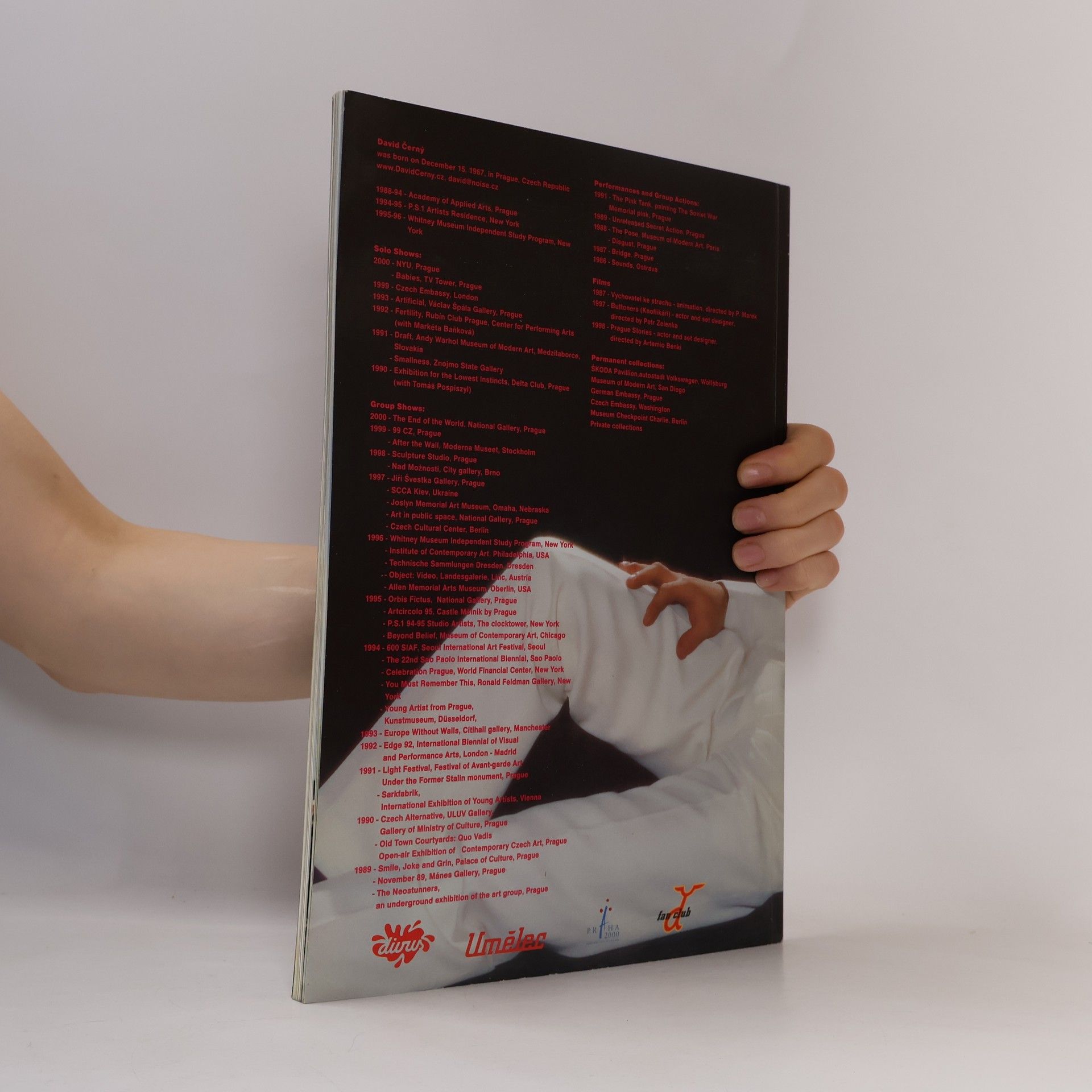 Tomáš Pospiszyl David Černý: Promrdané roky. Pravdivý příběh (Život a dílo umělce) = The Fucking Years. A True Story (The Life and Work of an Artist)