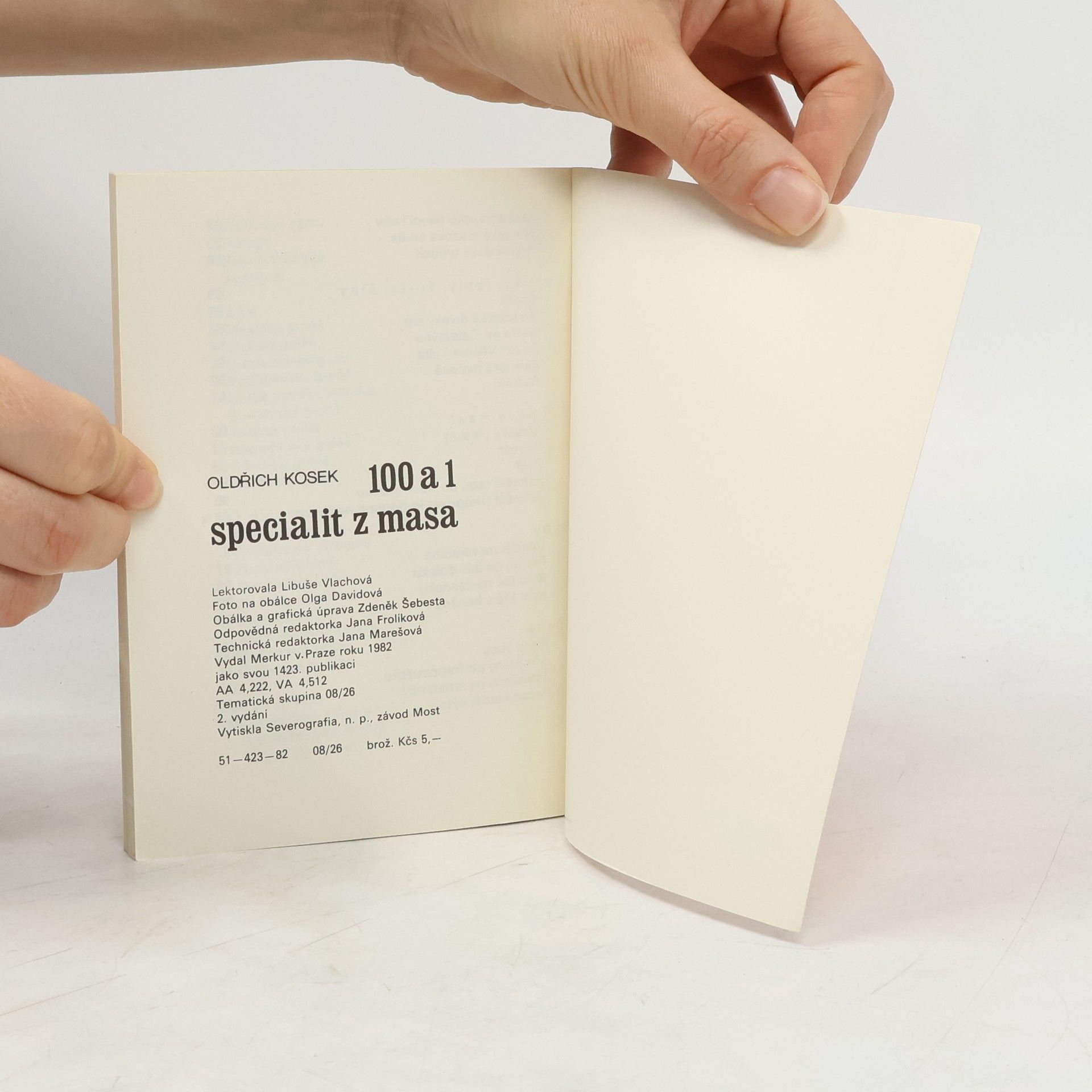 Oldřich Kosek 100 a 1 specialit z masa