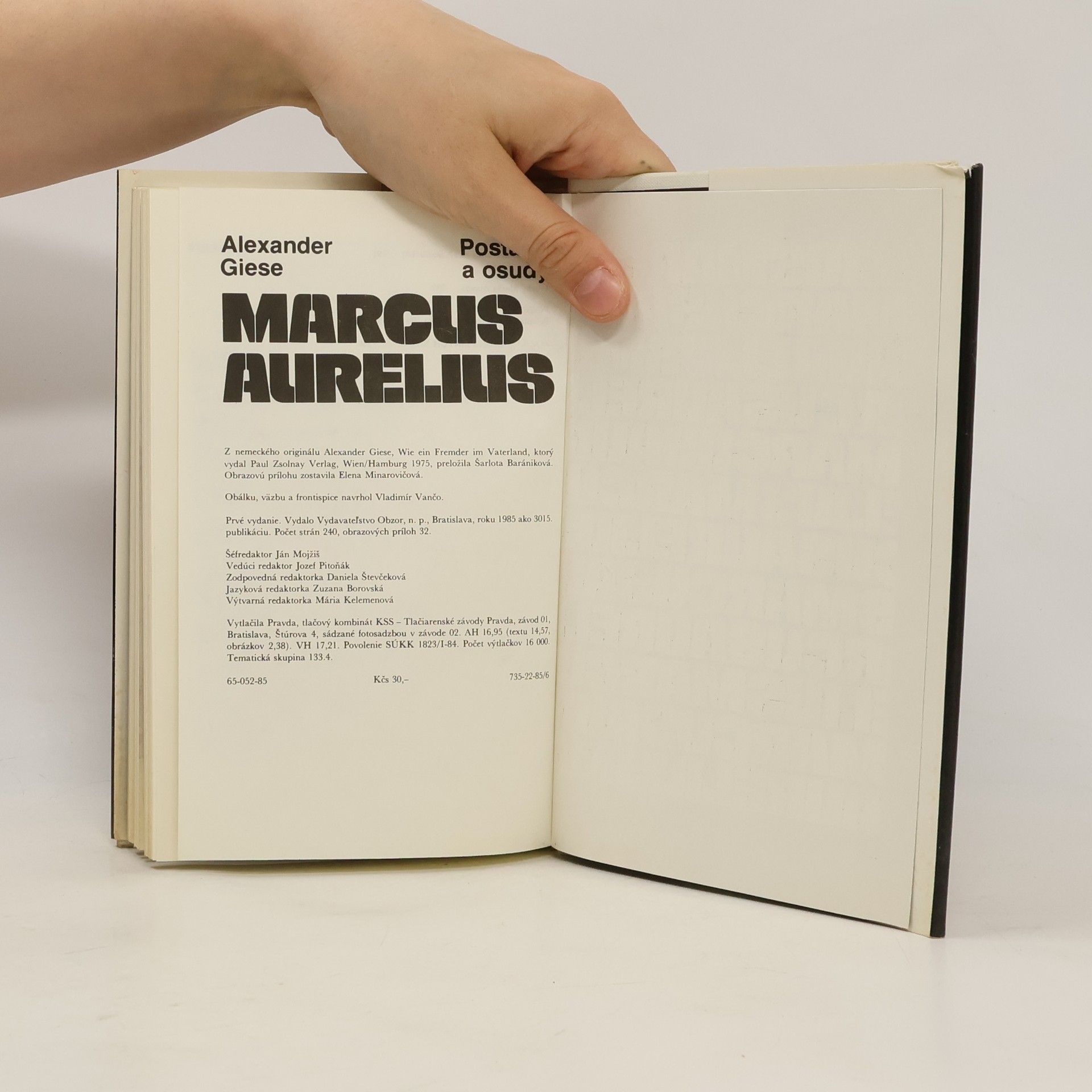 Alexander Giese Marcus Aurelius