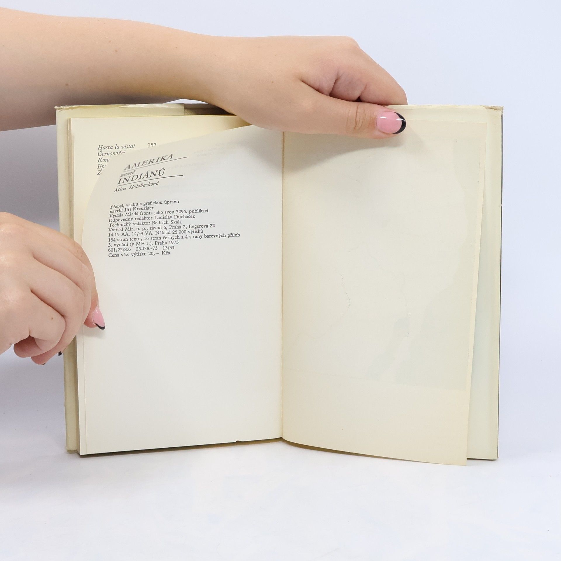 Mira Holzbachová Amerika. Země Indiánů