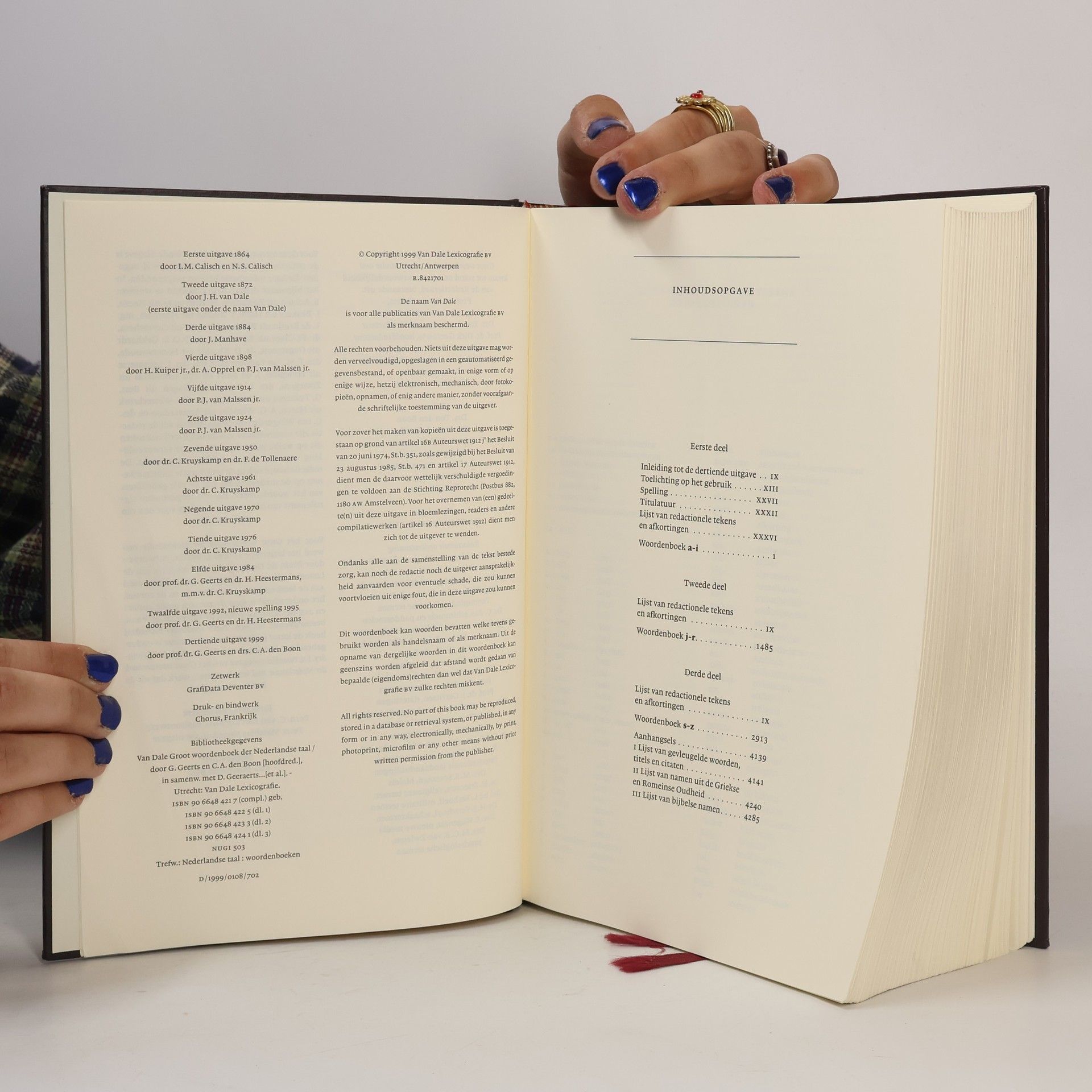 Jan Hendrik van Dale Van Dale groot woordenboek der Nederlandse taal S-Z