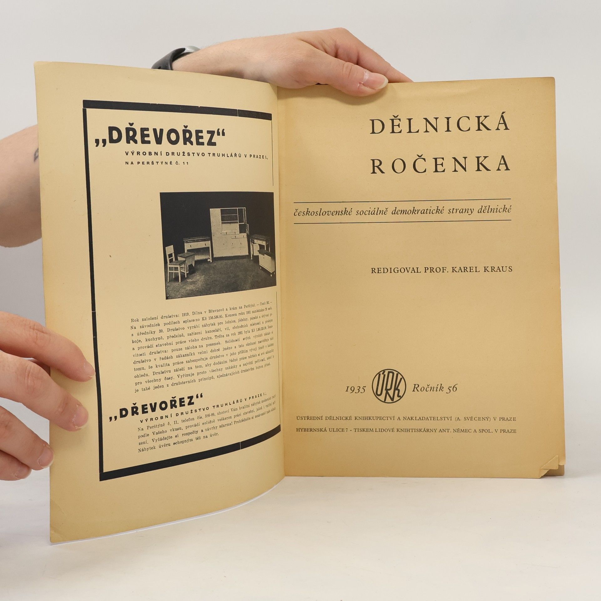 Kolektiv autorů Dělnická ročenka 56