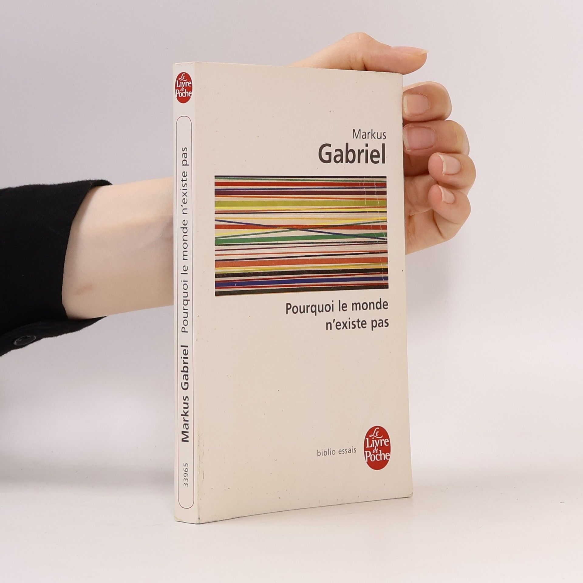 Markus Gabriel Pourquoi le monde n'existe pas