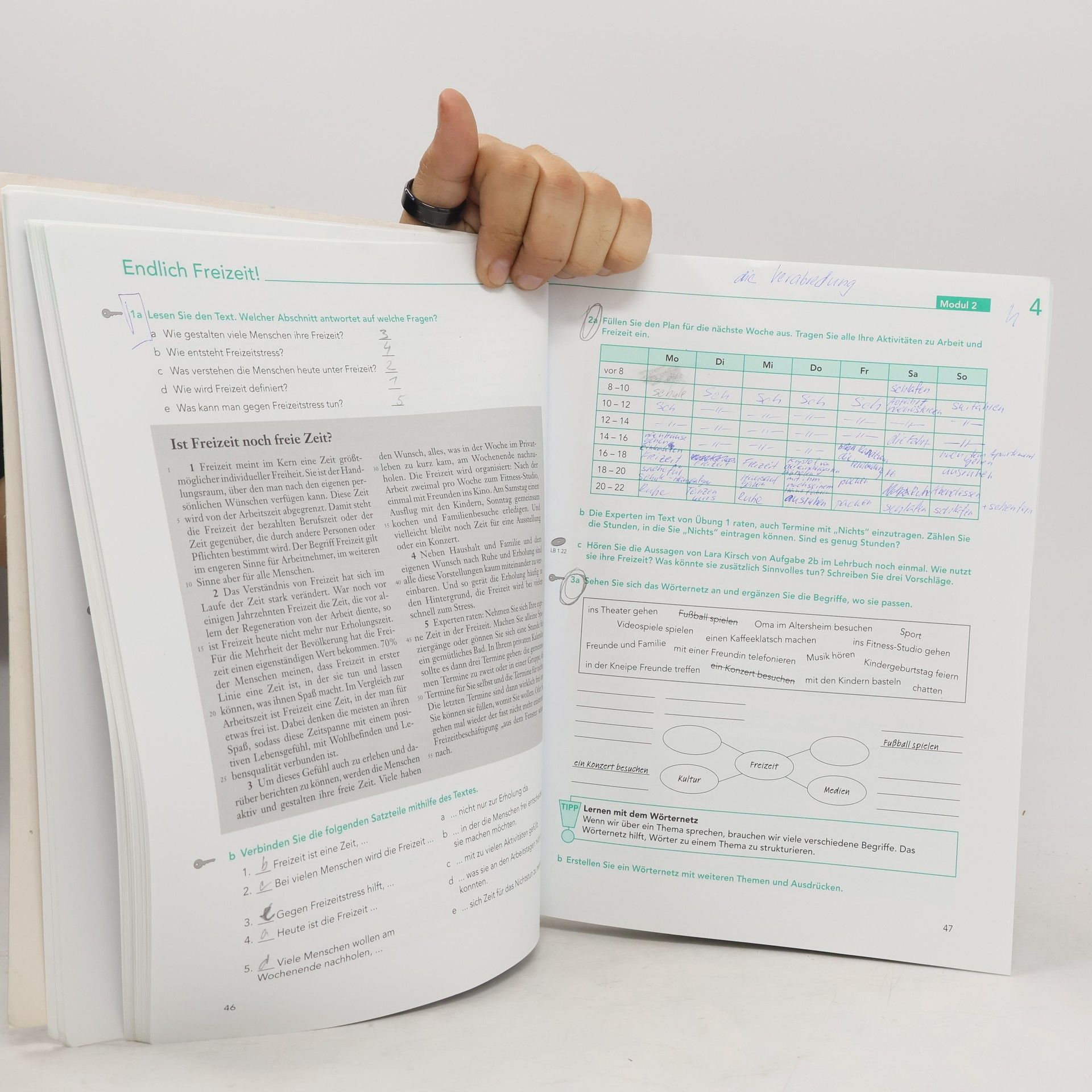 Ute Koithan Aspekte : Mittelstufe Deutsch : Niveau B1+. Arbeitsbuch 1