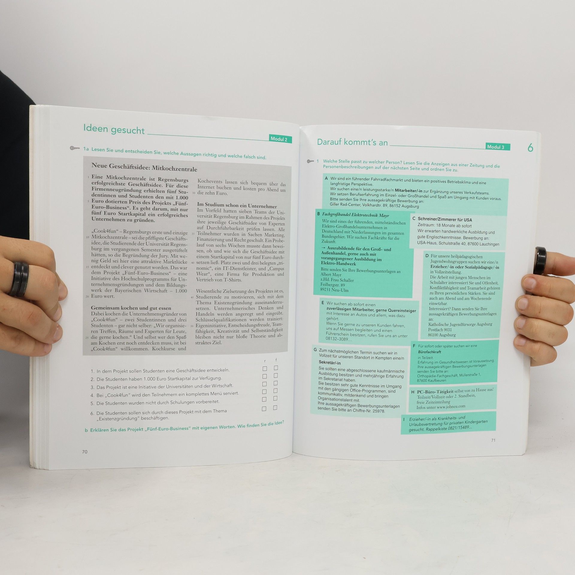 Ute Koithan Aspekte : Mittelstufe Deutsch : Niveau B1+. Arbeitsbuch 1