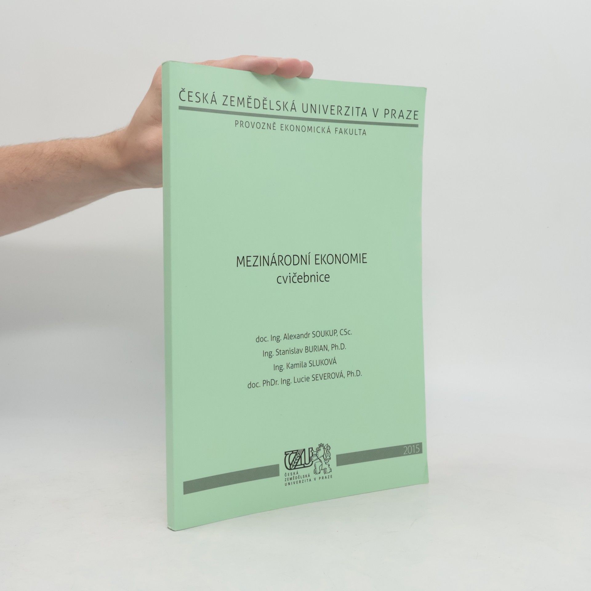 Collectif d'auteurs Mezinárodní ekonomie: Cvičebnice