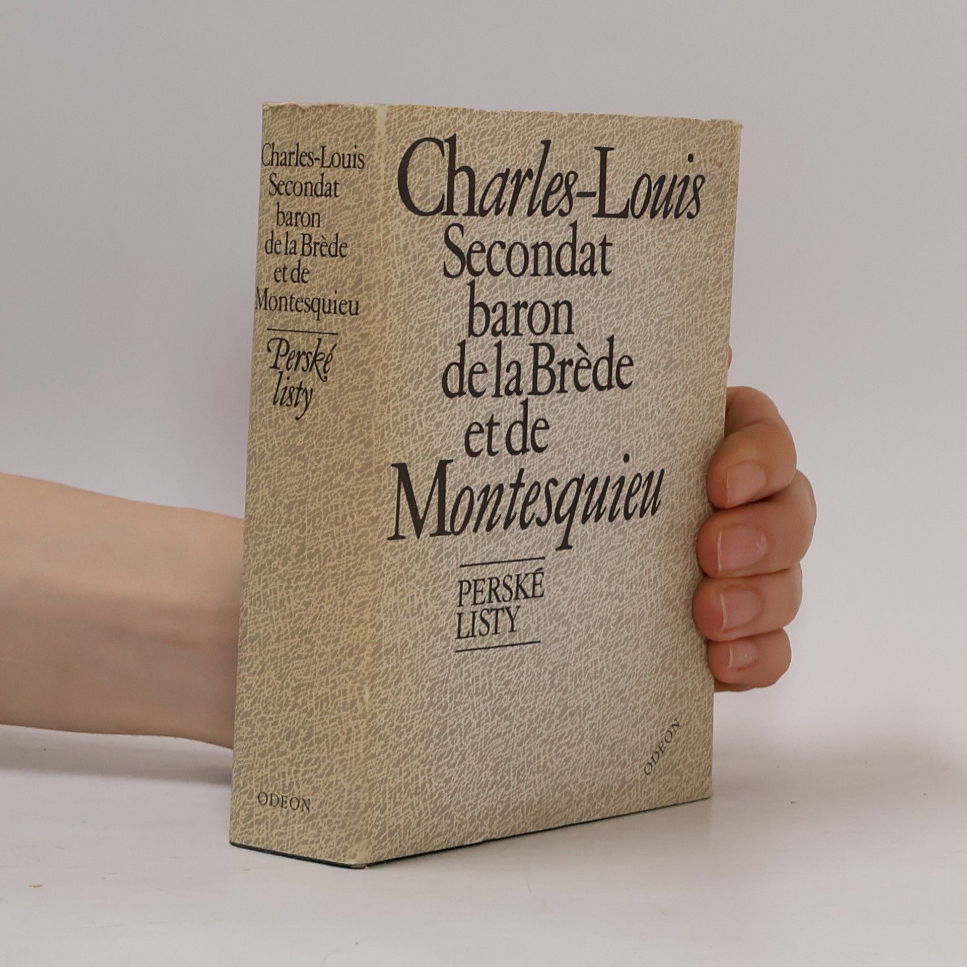 Charles Louis Montesquieu Perské listy